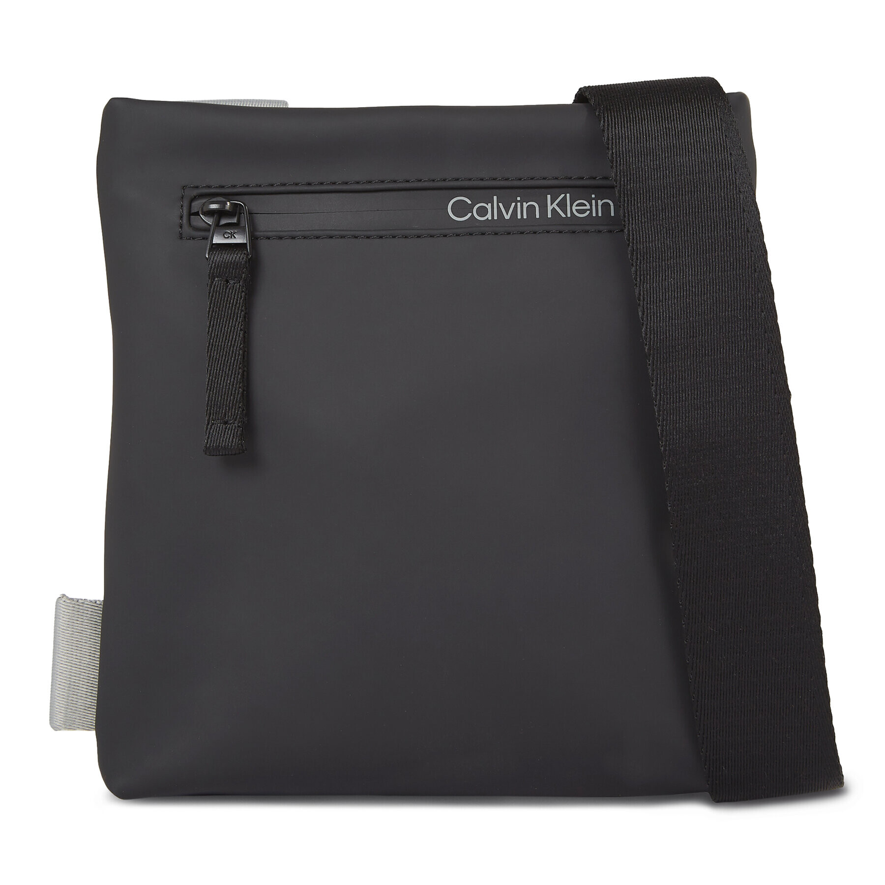 Calvin Klein Torbica za okrog pasu Rubberized Conv Flatpack S K50K510795 Črna - Pepit.si