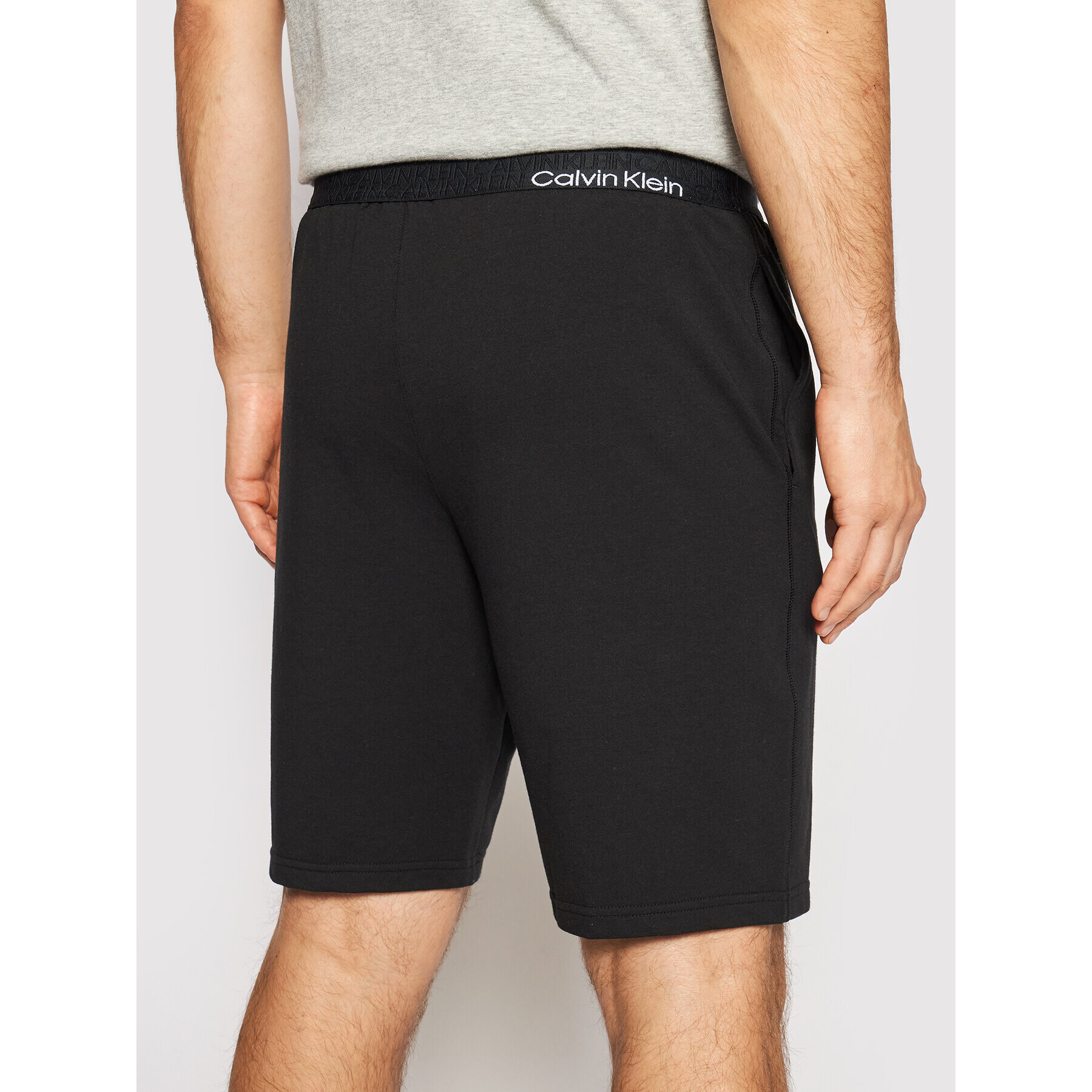 Calvin Klein Underwear Kratke hlače pižama 000NM2127E Črna - Pepit.si