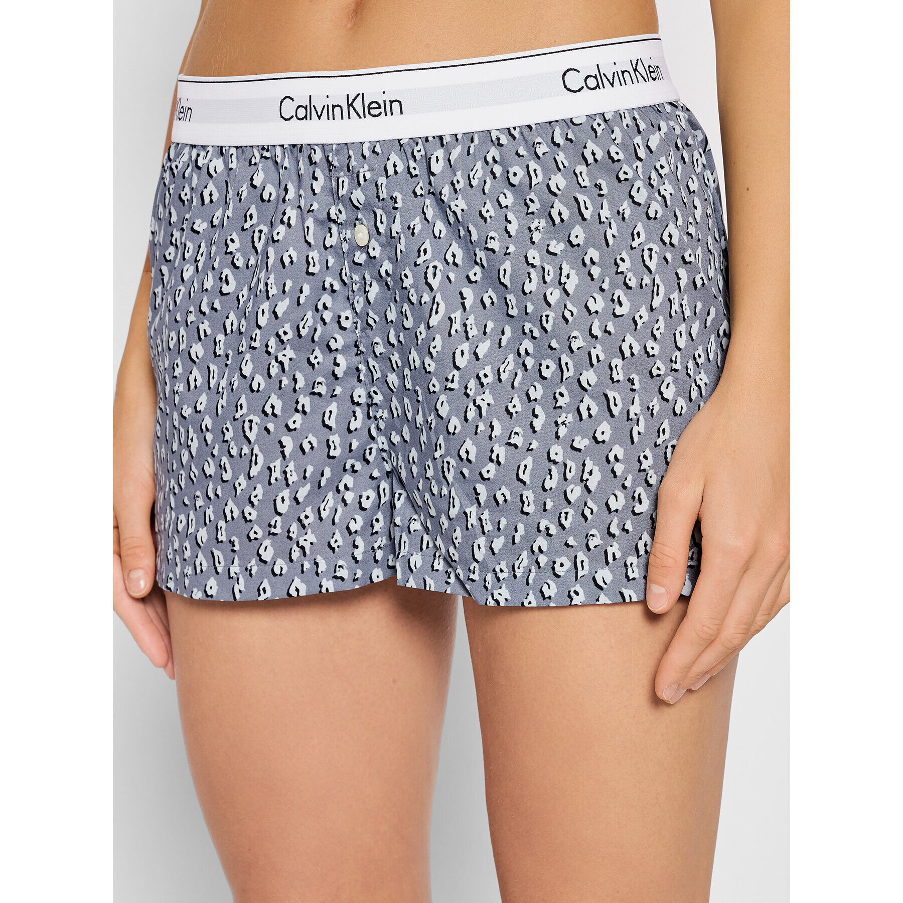 Calvin Klein Underwear Kratke hlače pižama 000QS6080E Siva - Pepit.si