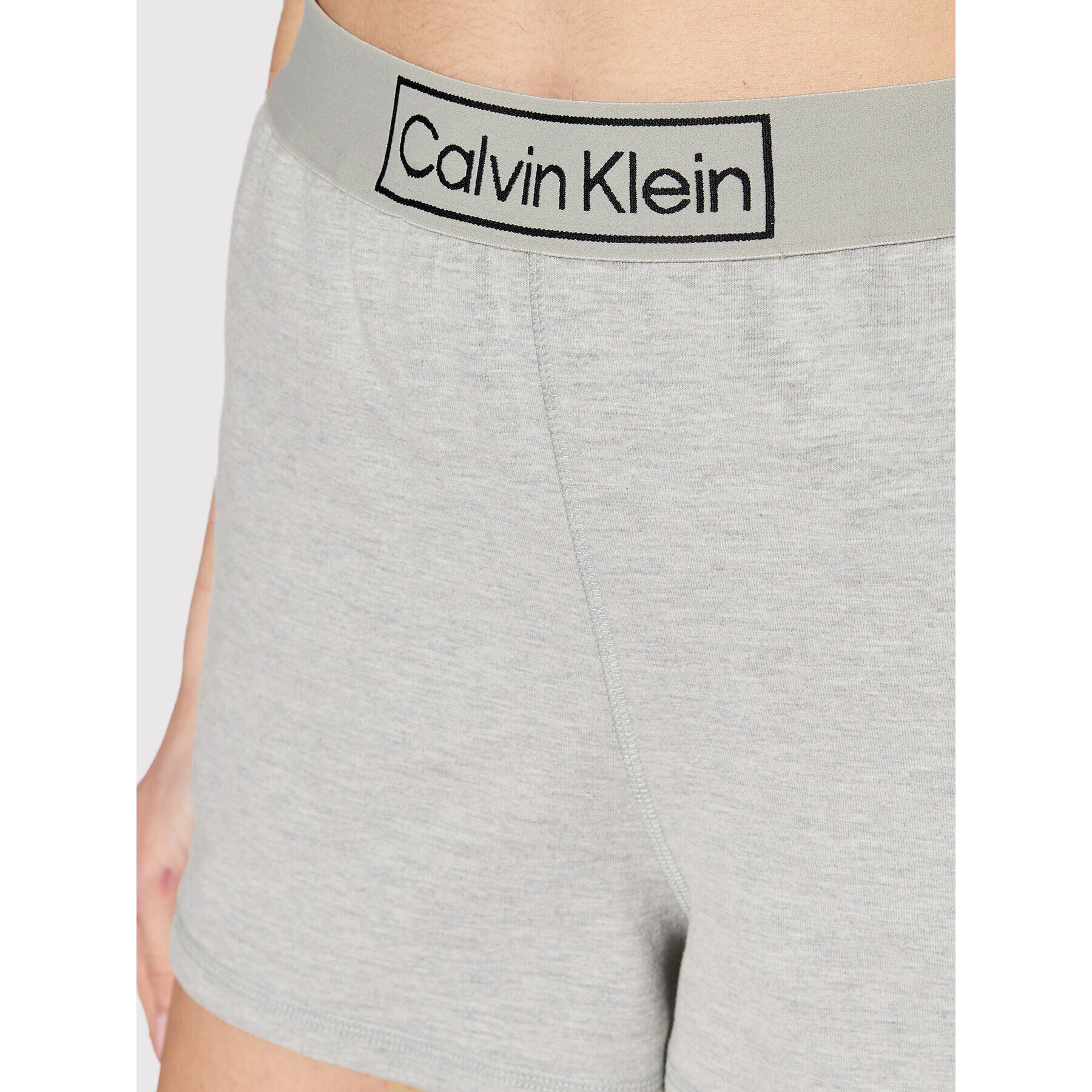 Calvin Klein Underwear Kratke hlače pižama 000QS6799E Siva Regular Fit - Pepit.si