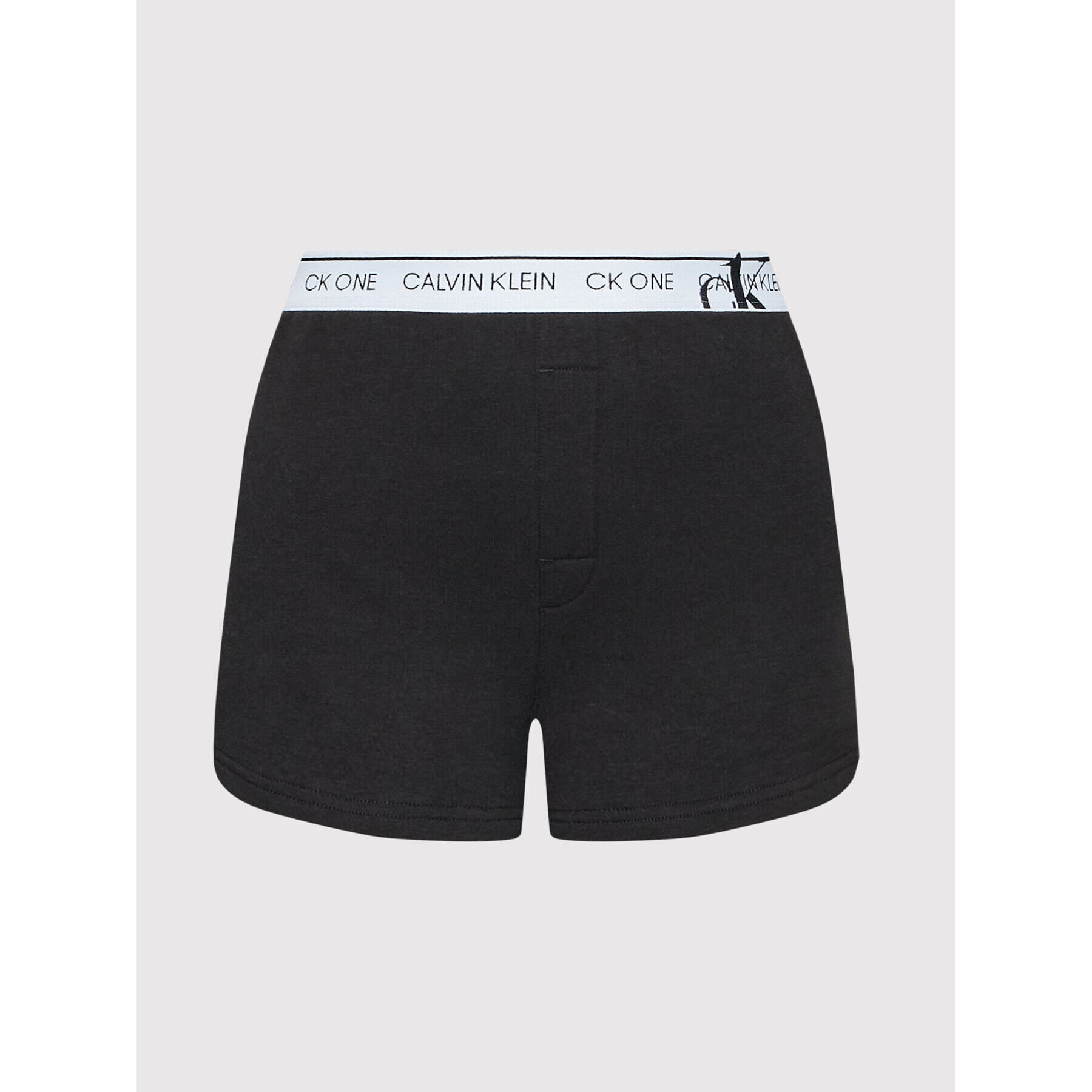 Calvin Klein Underwear Kratke hlače pižama 000QS6808E Črna Regular Fit - Pepit.si