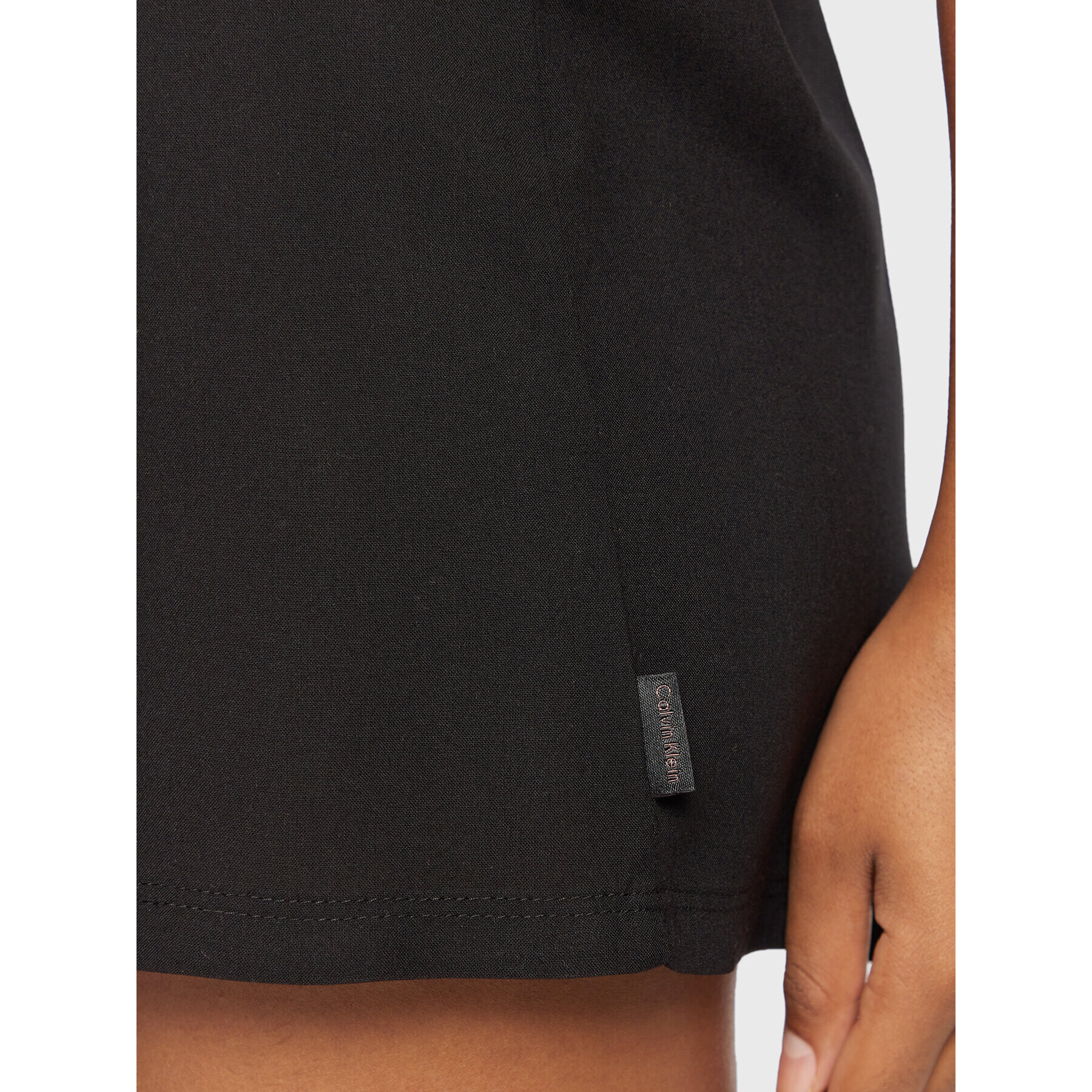 Calvin Klein Underwear Kratke hlače pižama 000QS6851E Črna Regular Fit - Pepit.si