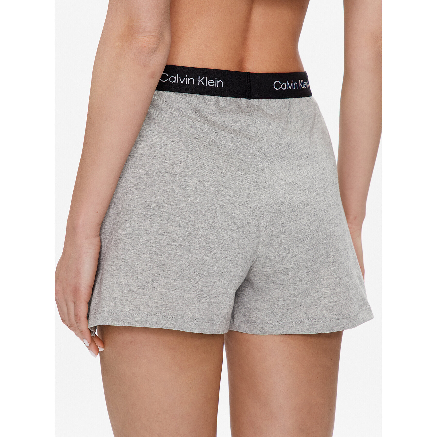 Calvin Klein Underwear Kratke hlače pižama 000QS6947E Siva Regular Fit - Pepit.si