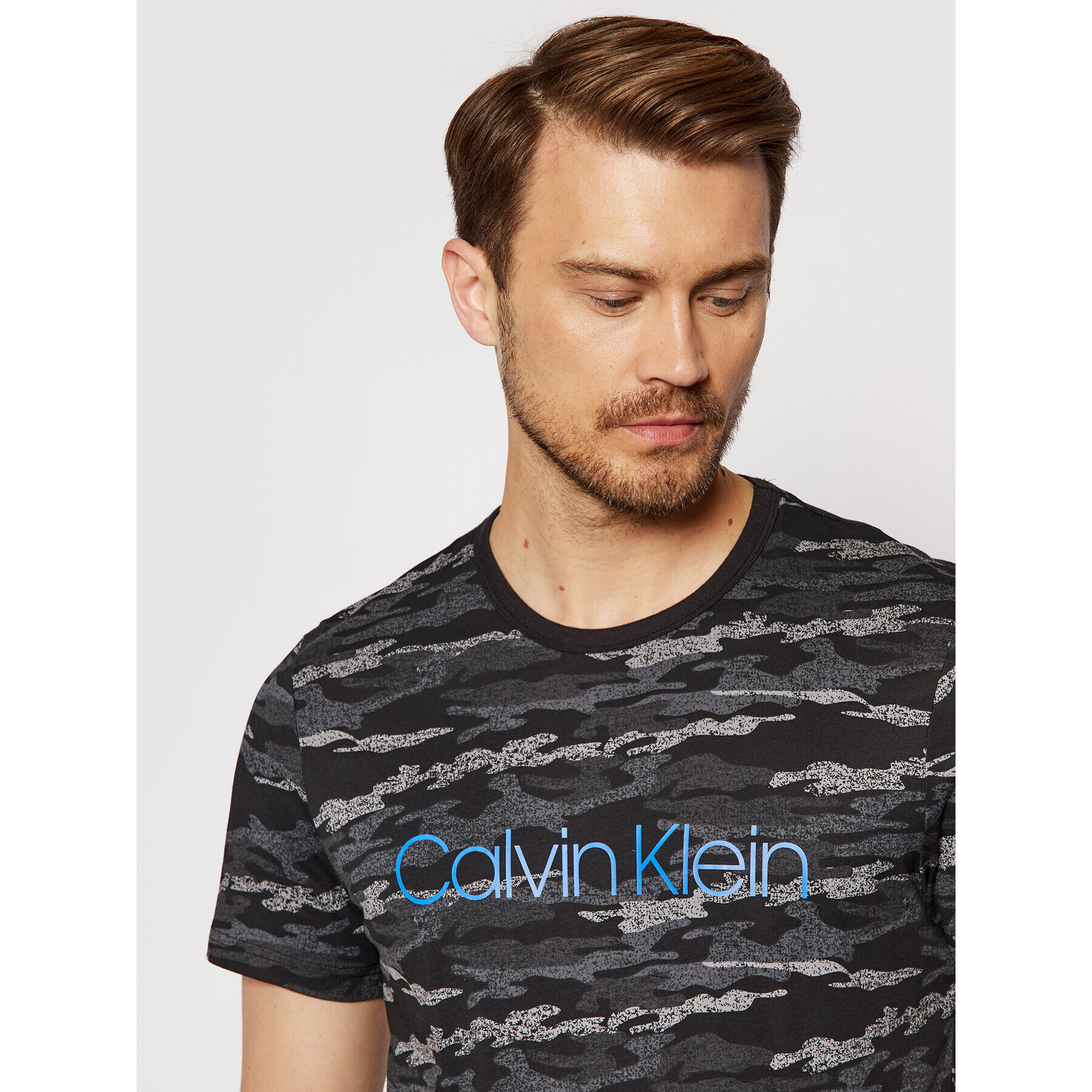 Calvin Klein Underwear Majica 000NM2095E Črna Regular Fit - Pepit.si