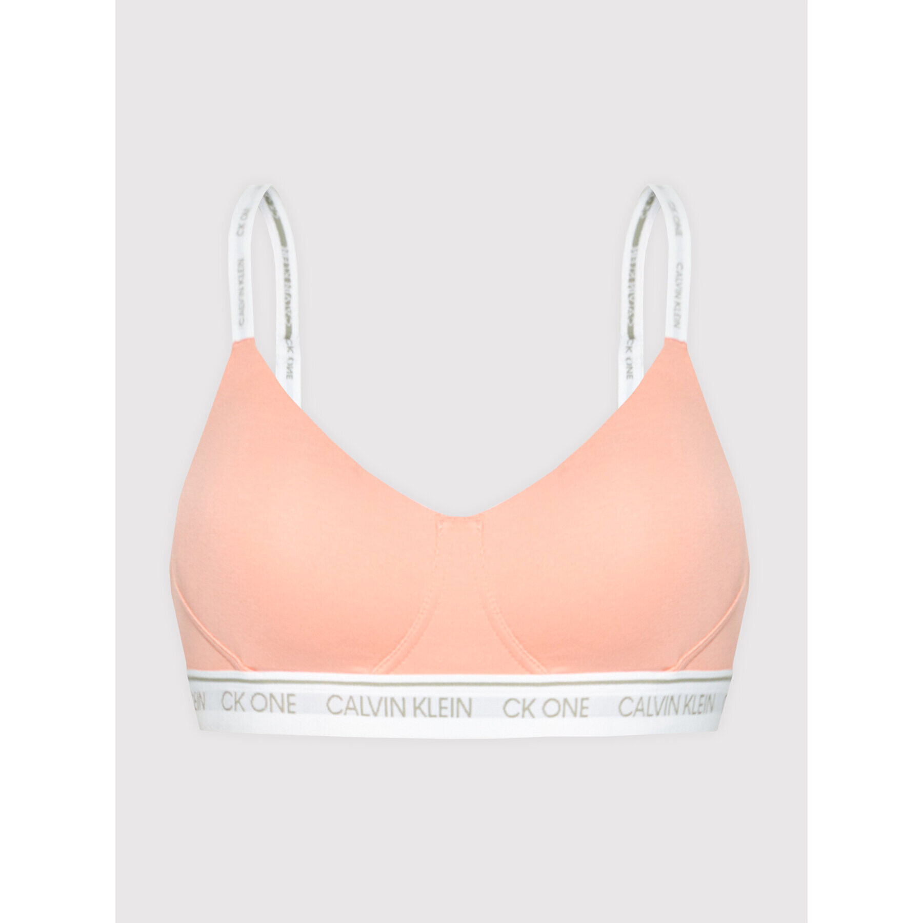 Calvin Klein Underwear Nedrček brez kosti 000QF6094E Roza - Pepit.si