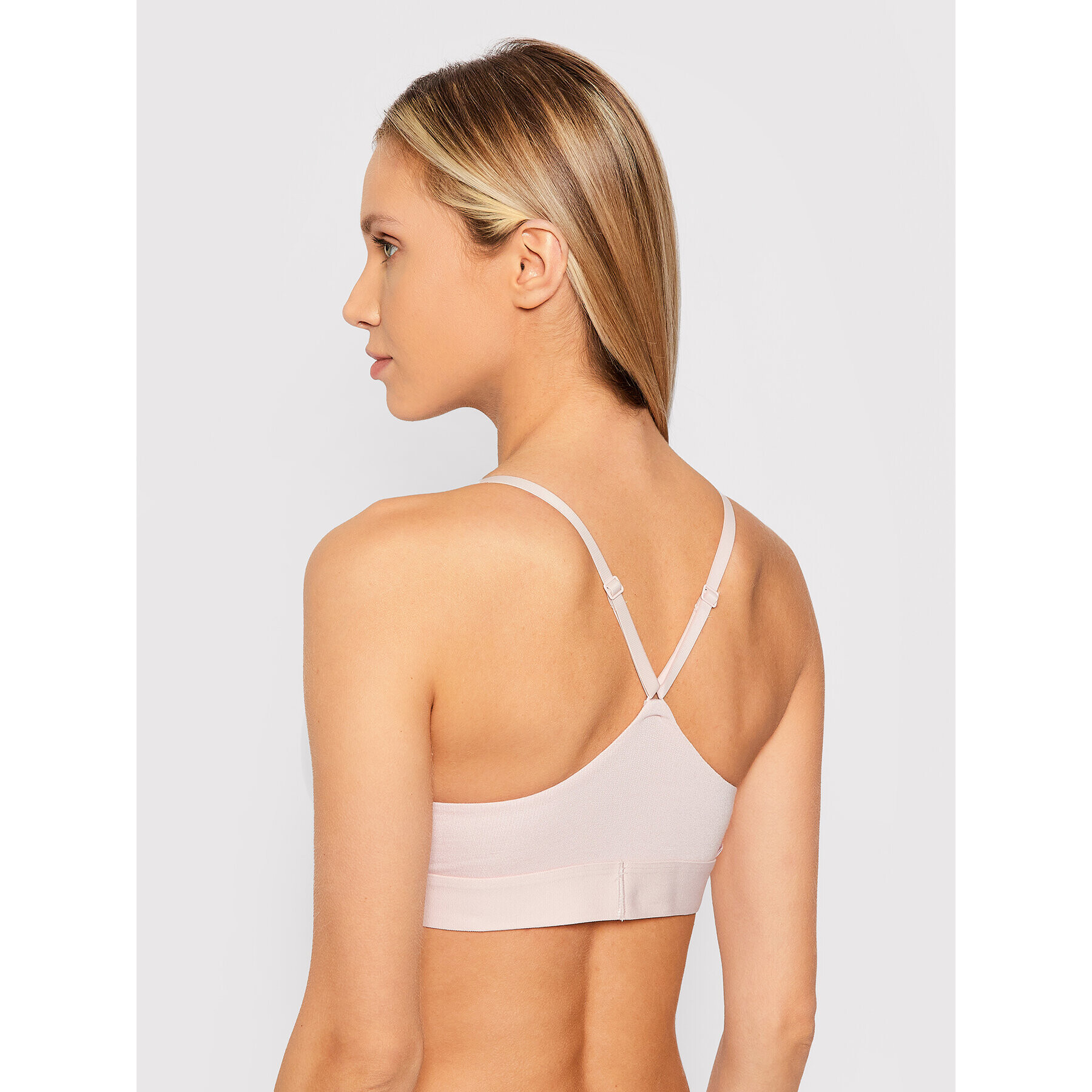 Calvin Klein Underwear Nedrček brez kosti 000QF6670E Roza - Pepit.si