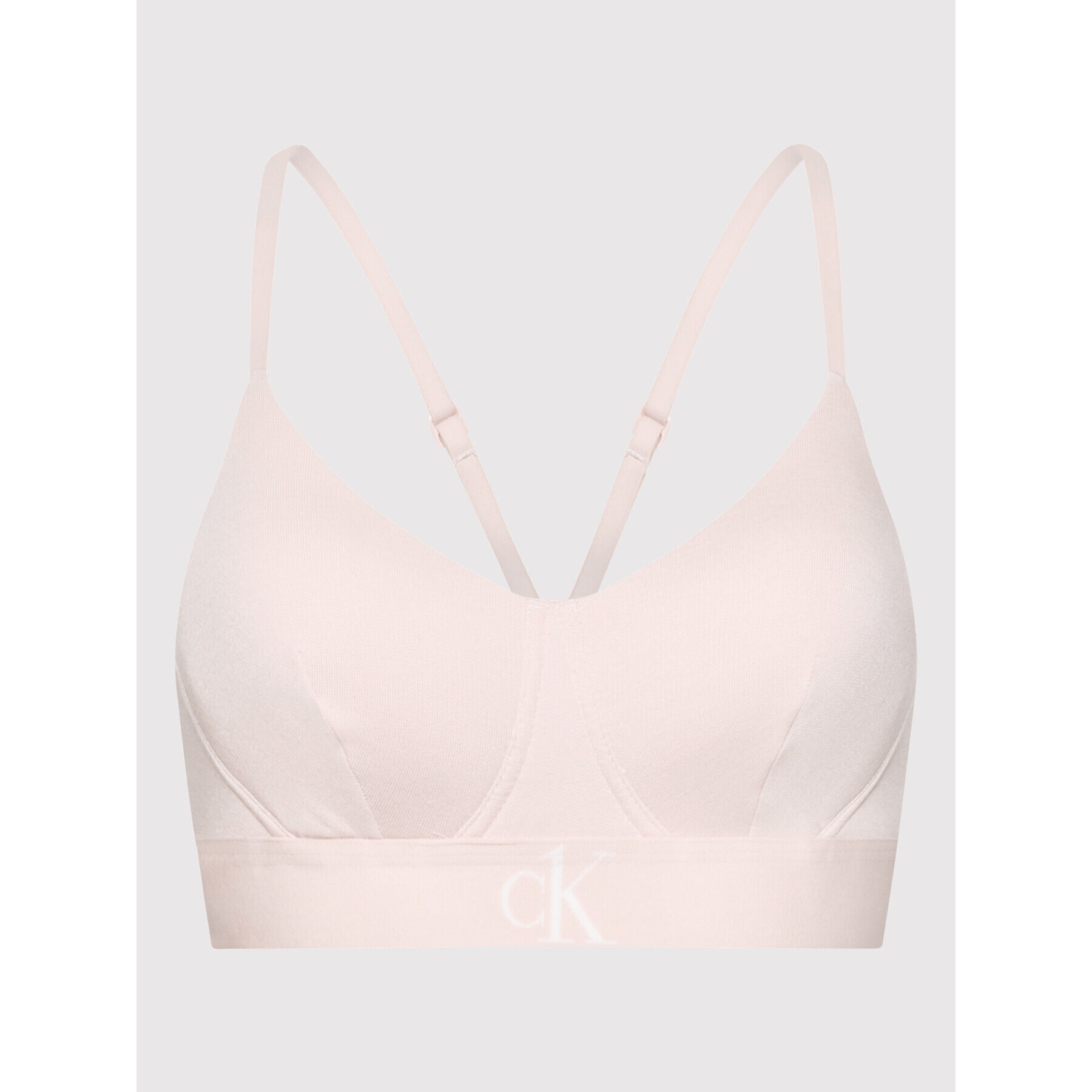 Calvin Klein Underwear Nedrček brez kosti 000QF6670E Roza - Pepit.si