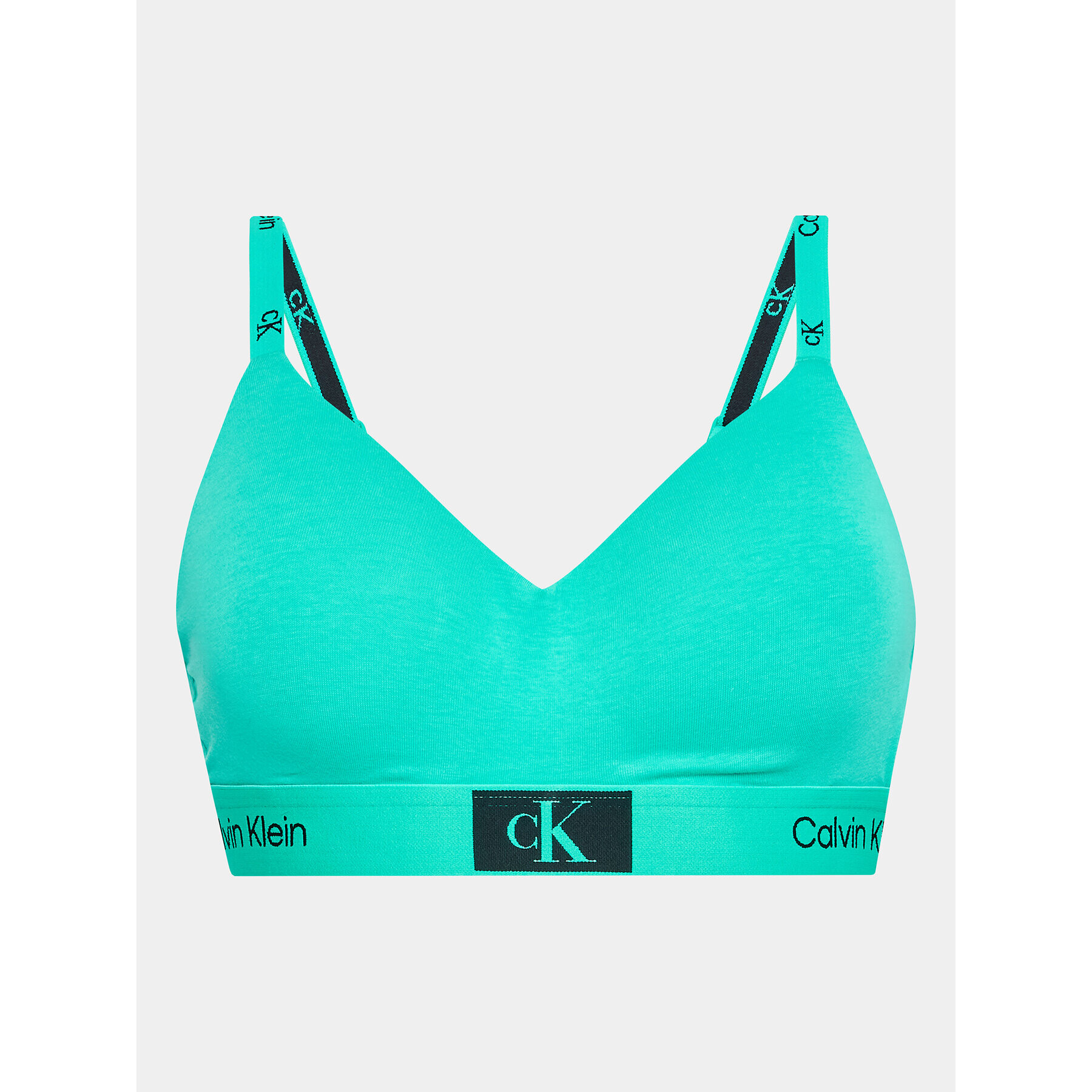 Calvin Klein Underwear Nedrček brez kosti 000QF7218E Modra - Pepit.si