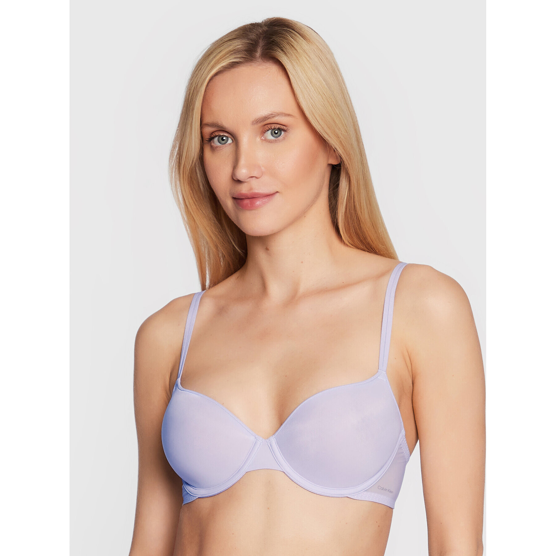 Calvin Klein Underwear Nedrček s kostjo 000QF6068E Vijolična - Pepit.si