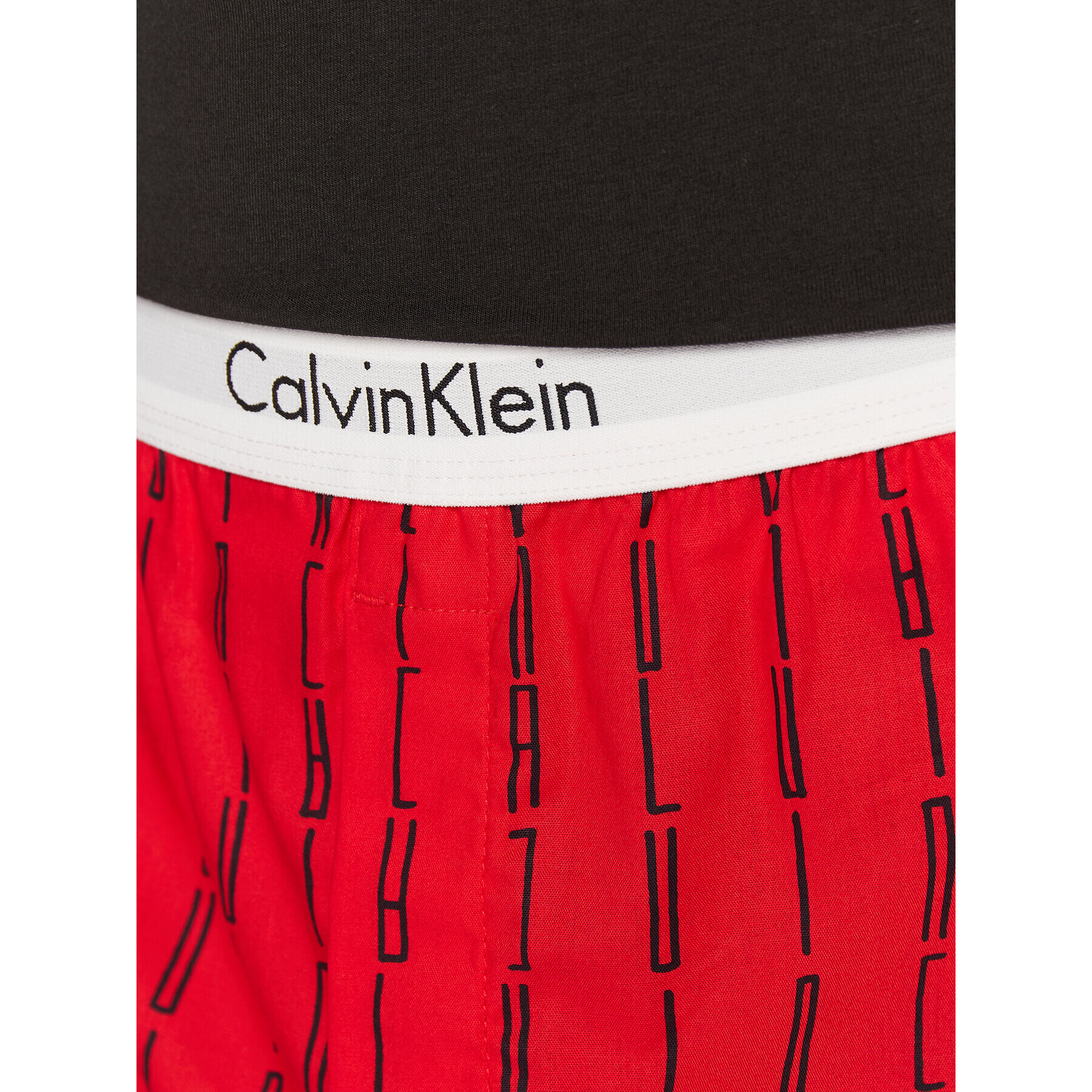 Calvin Klein Underwear Pižama 000NB3324E Črna Regular Fit - Pepit.si