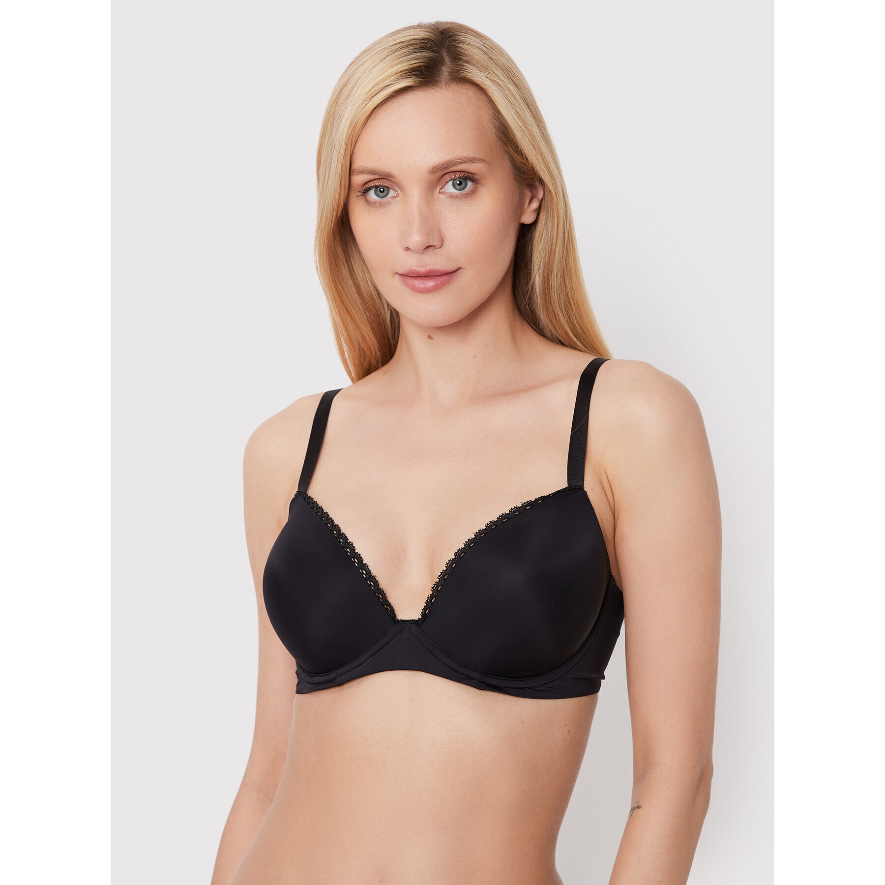 Calvin Klein Underwear Push-Up nedrček 0000F2892E Črna - Pepit.si