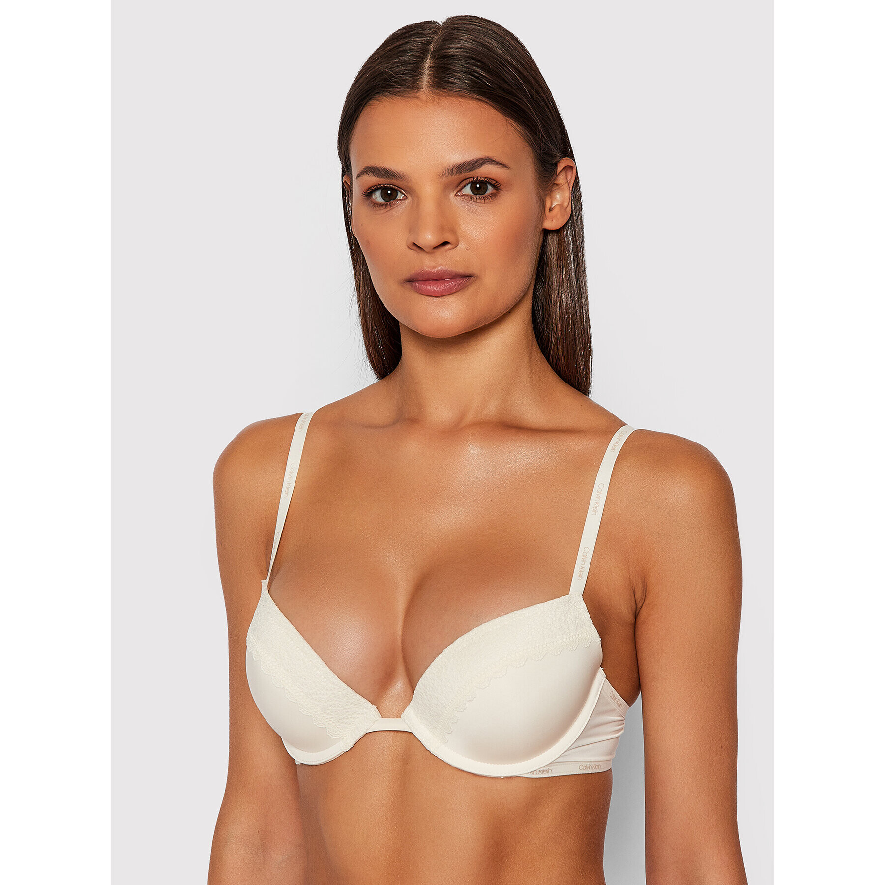 Calvin Klein Underwear Push-Up nedrček 000QF5145E Rumena - Pepit.si