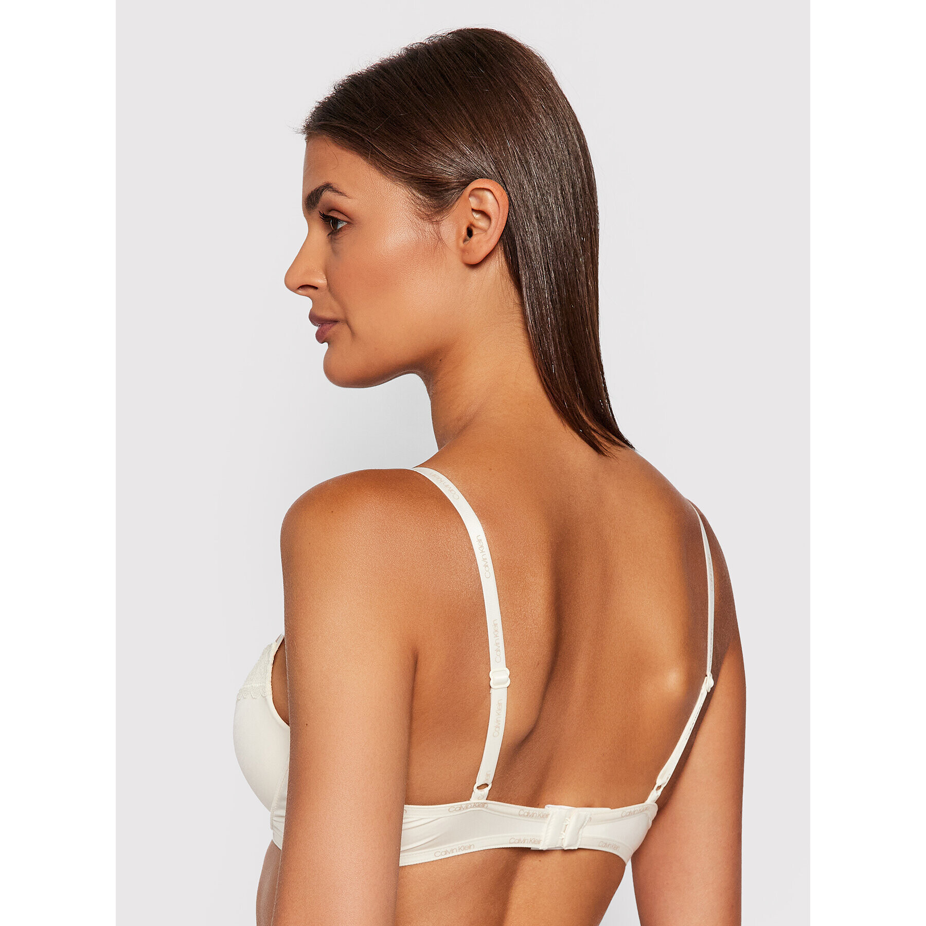 Calvin Klein Underwear Push-Up nedrček 000QF5145E Rumena - Pepit.si