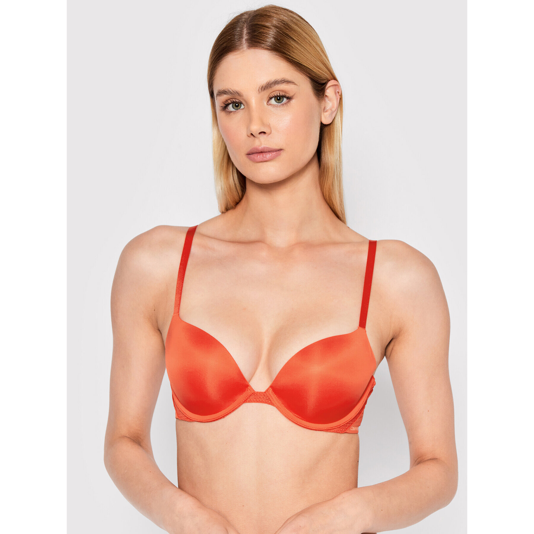 Calvin Klein Underwear Push-Up nedrček 000QF5613E Rdeča - Pepit.si