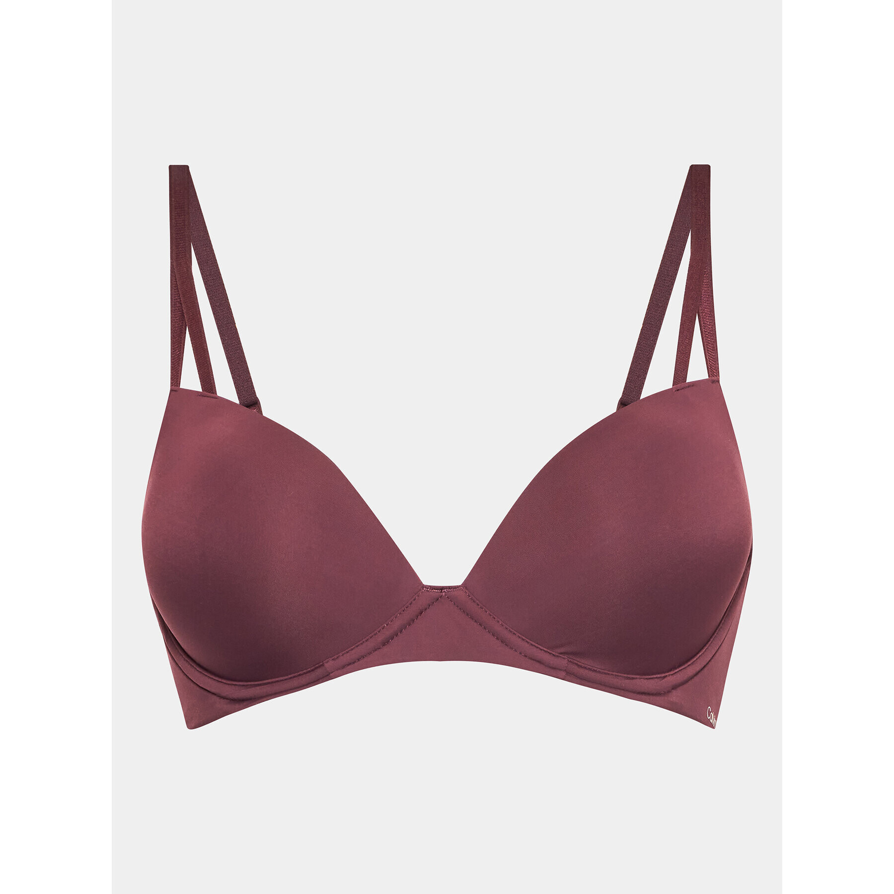 Calvin Klein Underwear Push-Up nedrček 000QF6016E Bordo rdeča - Pepit.si