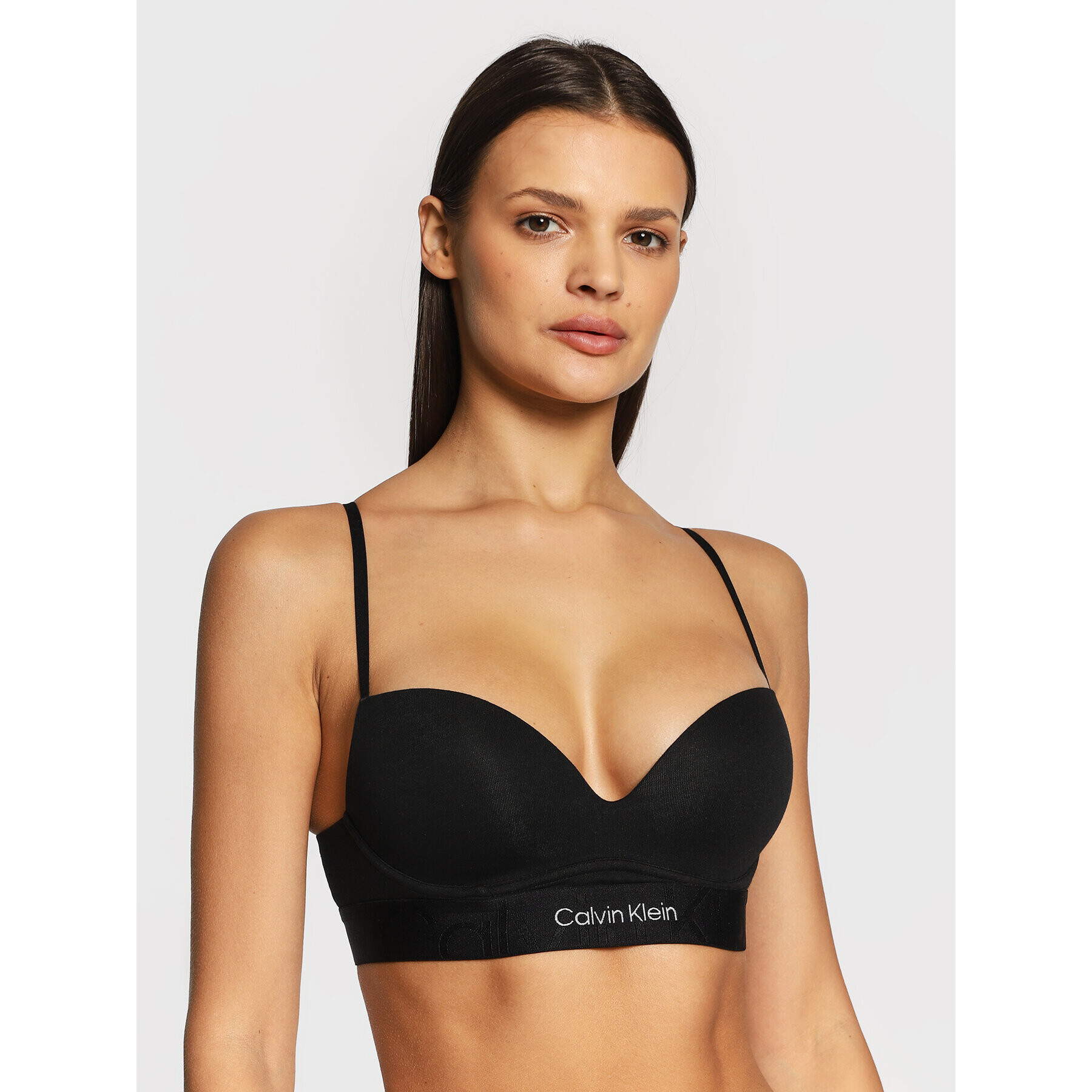 Calvin Klein Underwear Push-Up nedrček 000QF6991E Črna - Pepit.si