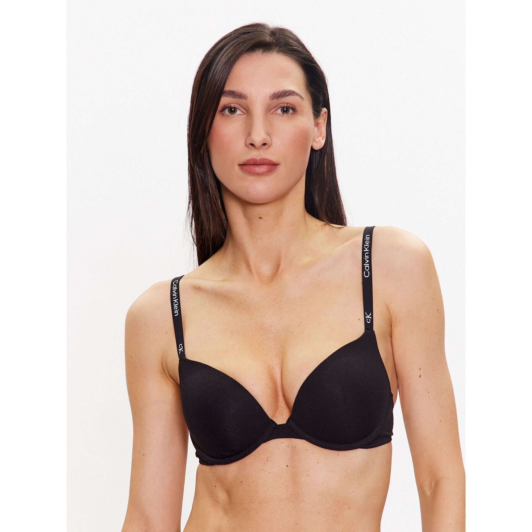 Calvin Klein Underwear Push-Up nedrček 000QF7220E Črna - Pepit.si