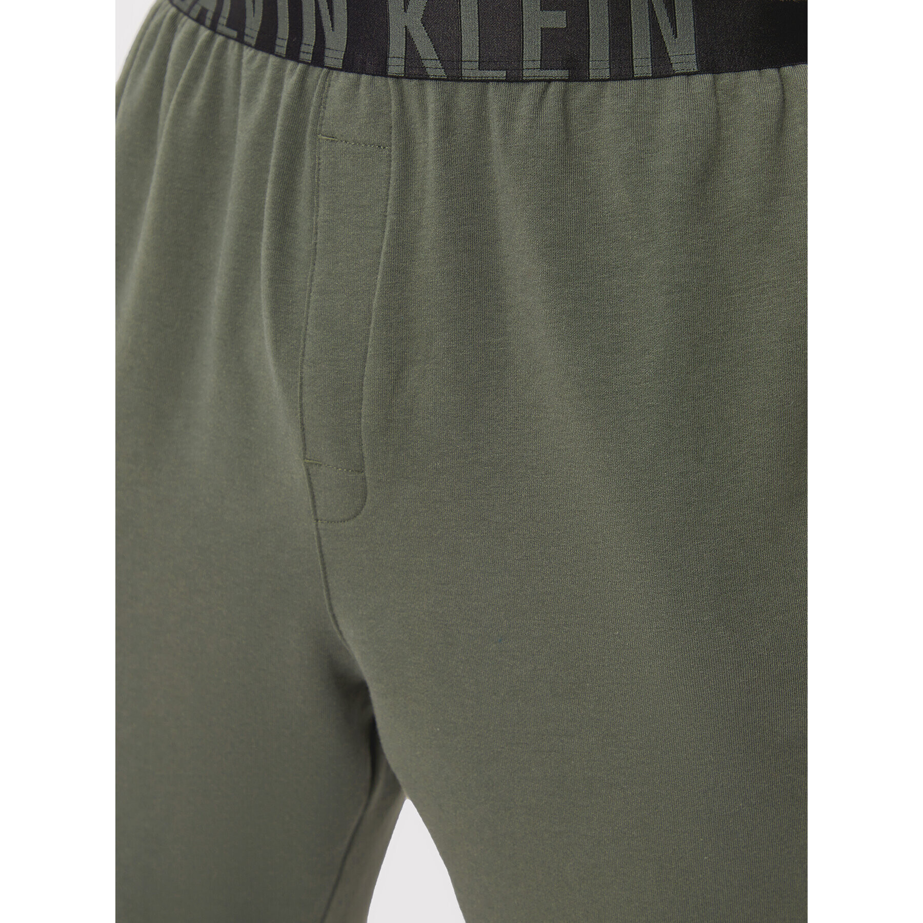 Calvin Klein Underwear Spodnji del pižame 000NM1961E Zelena Regular Fit - Pepit.si