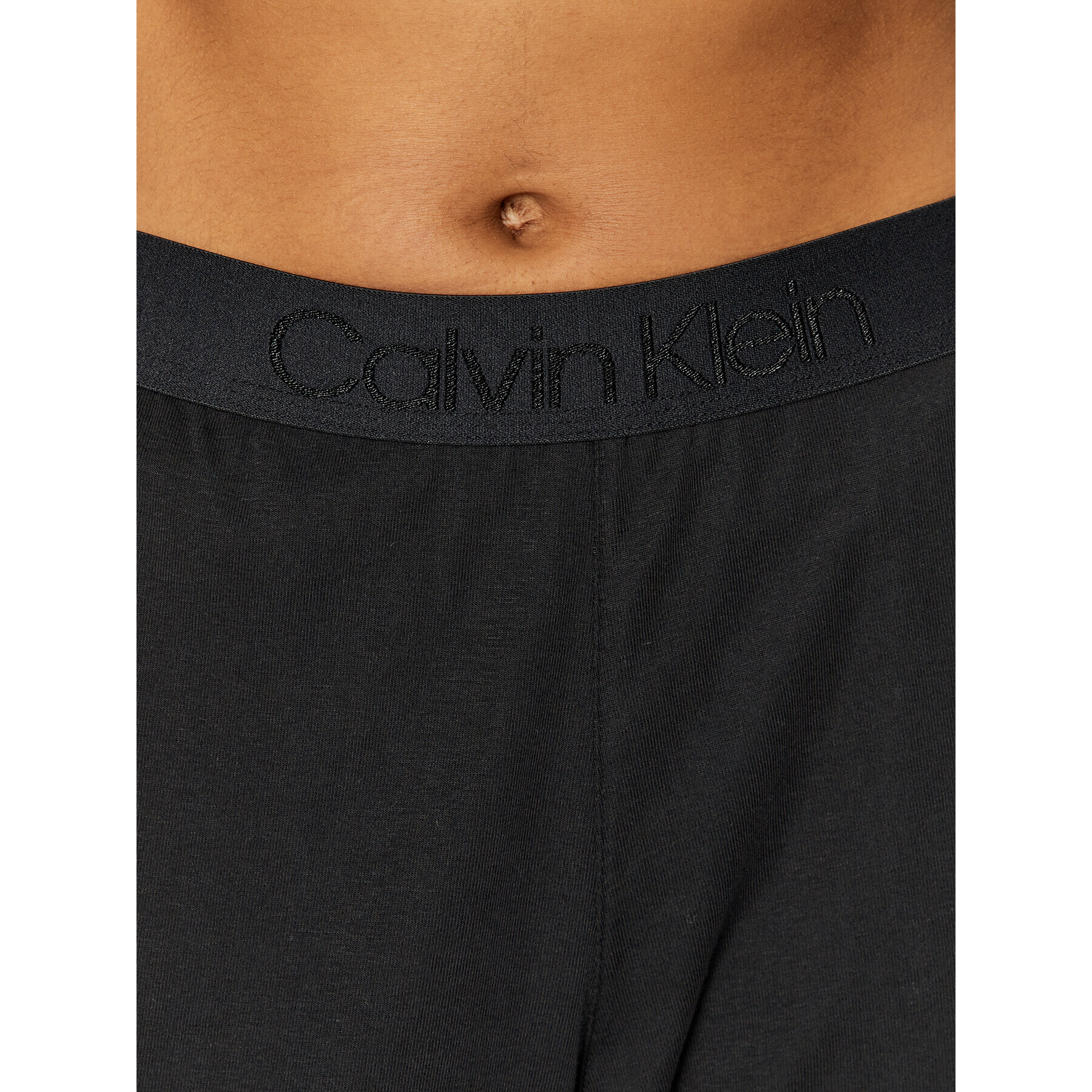 Calvin Klein Underwear Spodnji del pižame 000QS7004E Črna Regular Fit - Pepit.si