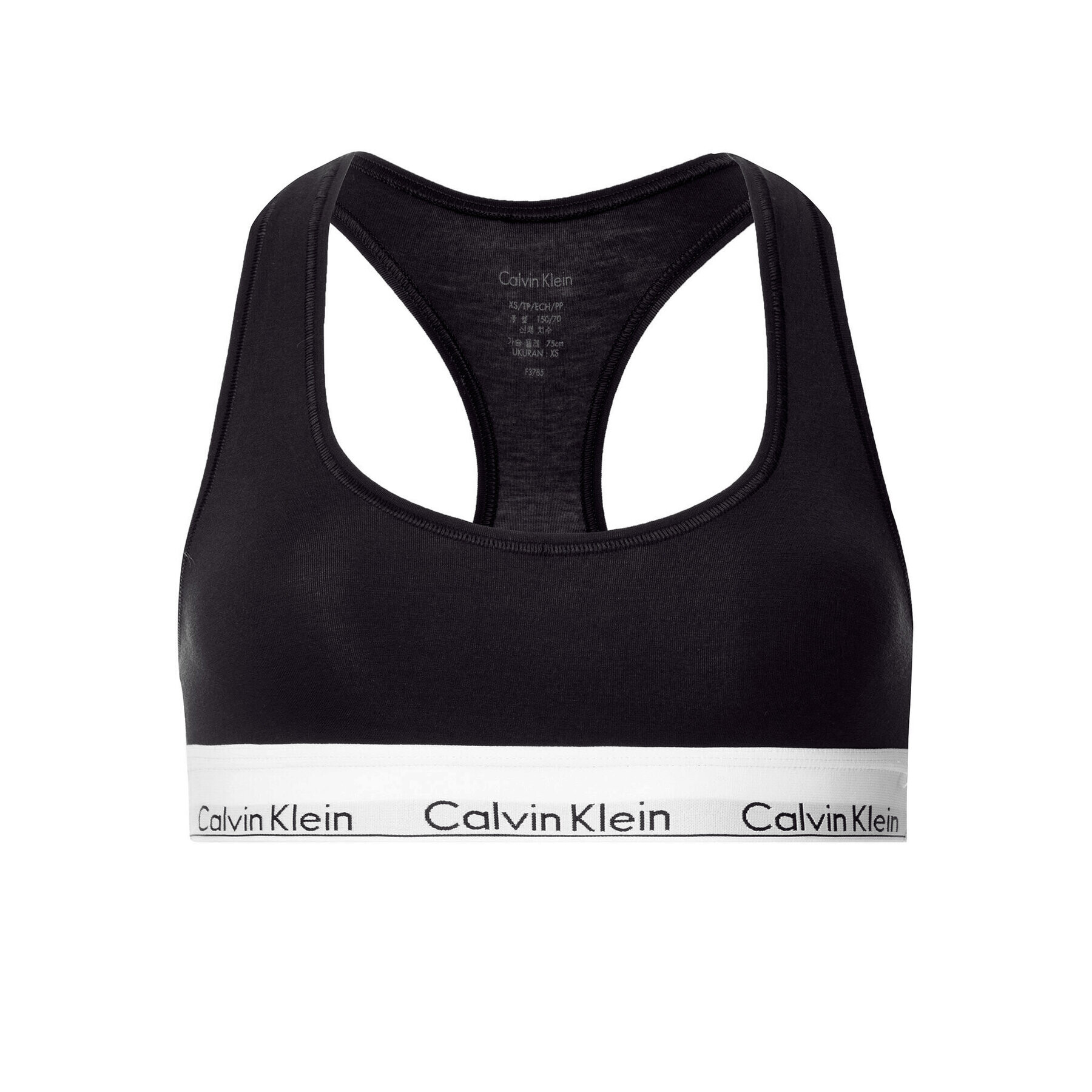 Calvin Klein Underwear Top nedrček 0000F3785E Črna - Pepit.si