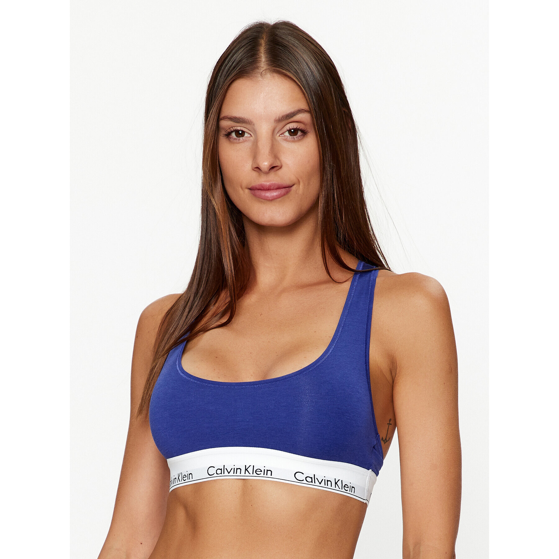 Calvin Klein Underwear Top nedrček 0000F3785E Modra - Pepit.si