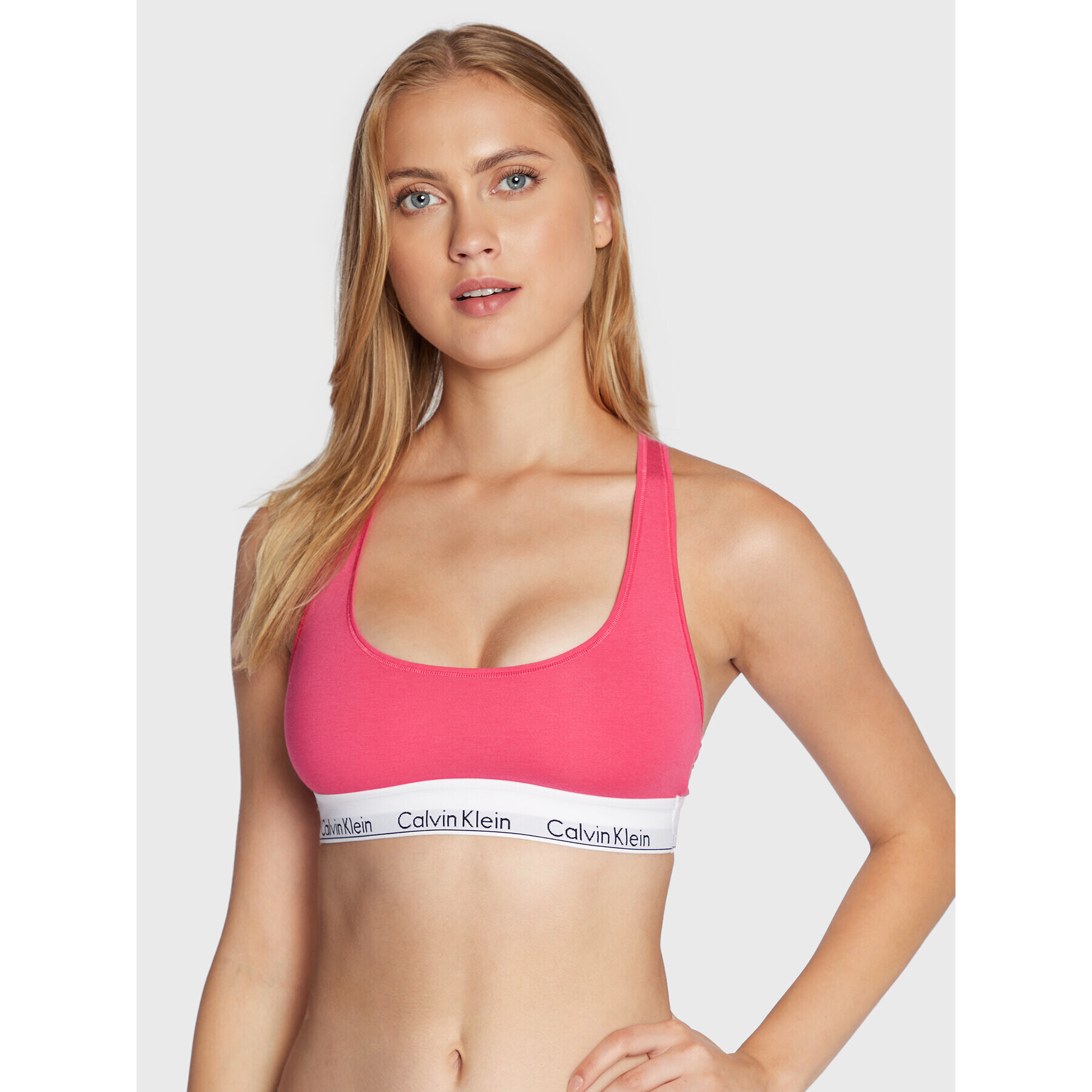 Calvin Klein Underwear Top nedrček 0000F3785E Roza - Pepit.si