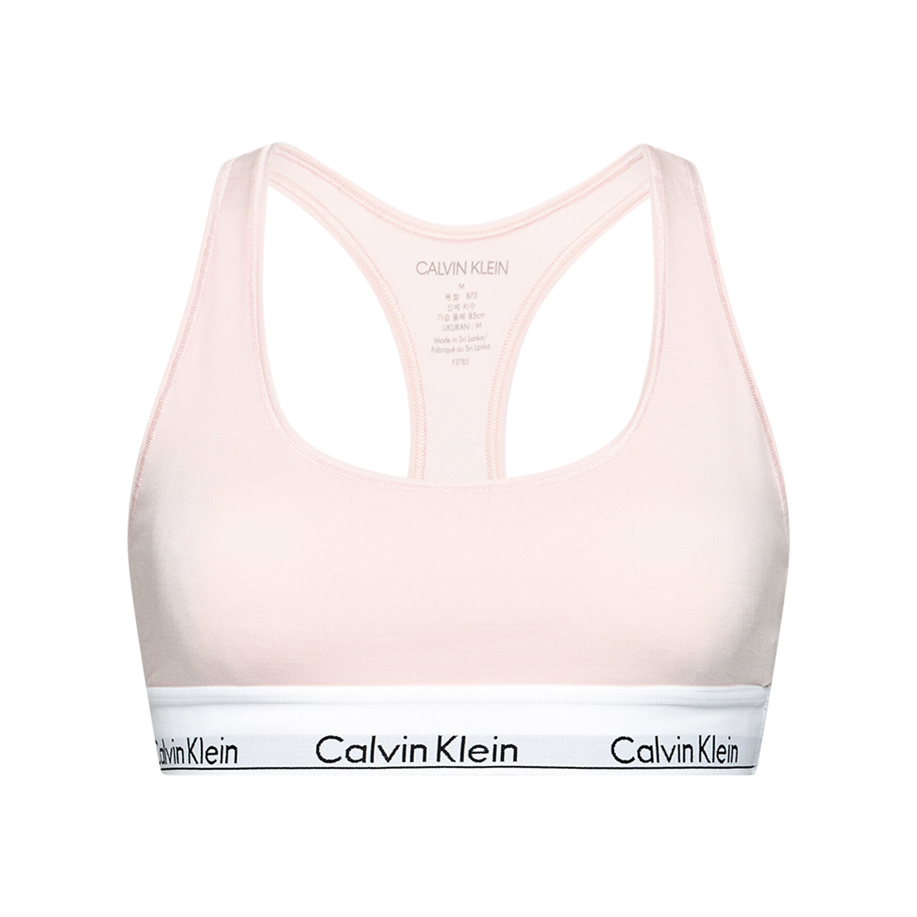 Calvin Klein Underwear Top nedrček 0000F3785E Roza - Pepit.si