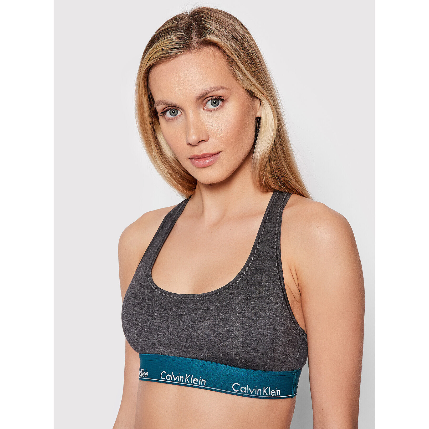 Calvin Klein Underwear Top nedrček 0000F3785E Siva - Pepit.si