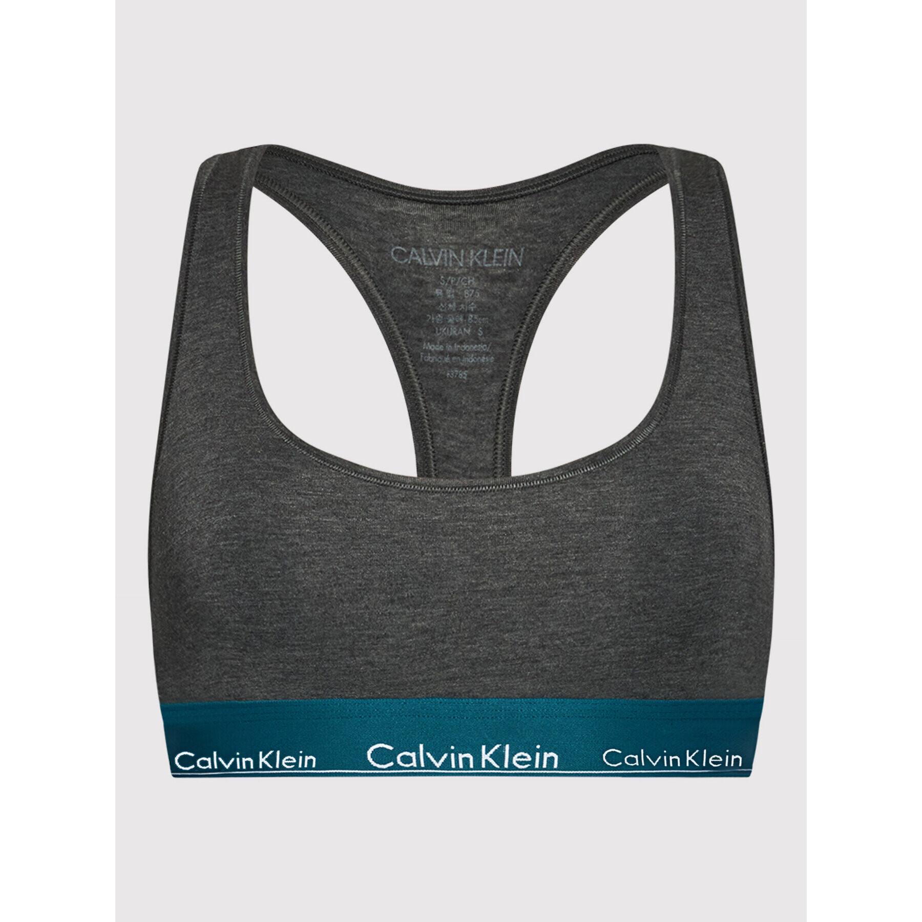 Calvin Klein Underwear Top nedrček 0000F3785E Siva - Pepit.si