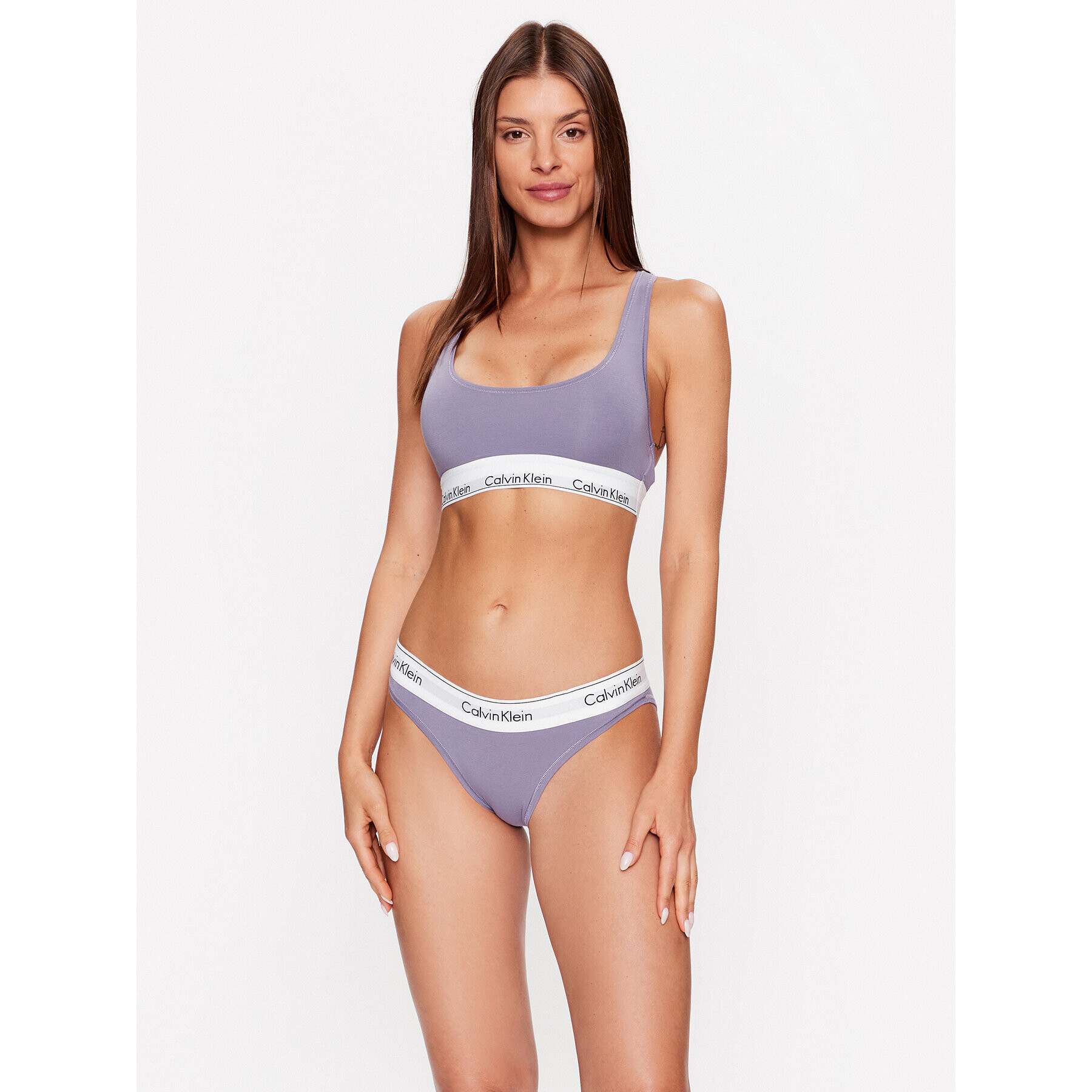 Calvin Klein Underwear Top nedrček 0000F3785E Vijolična - Pepit.si