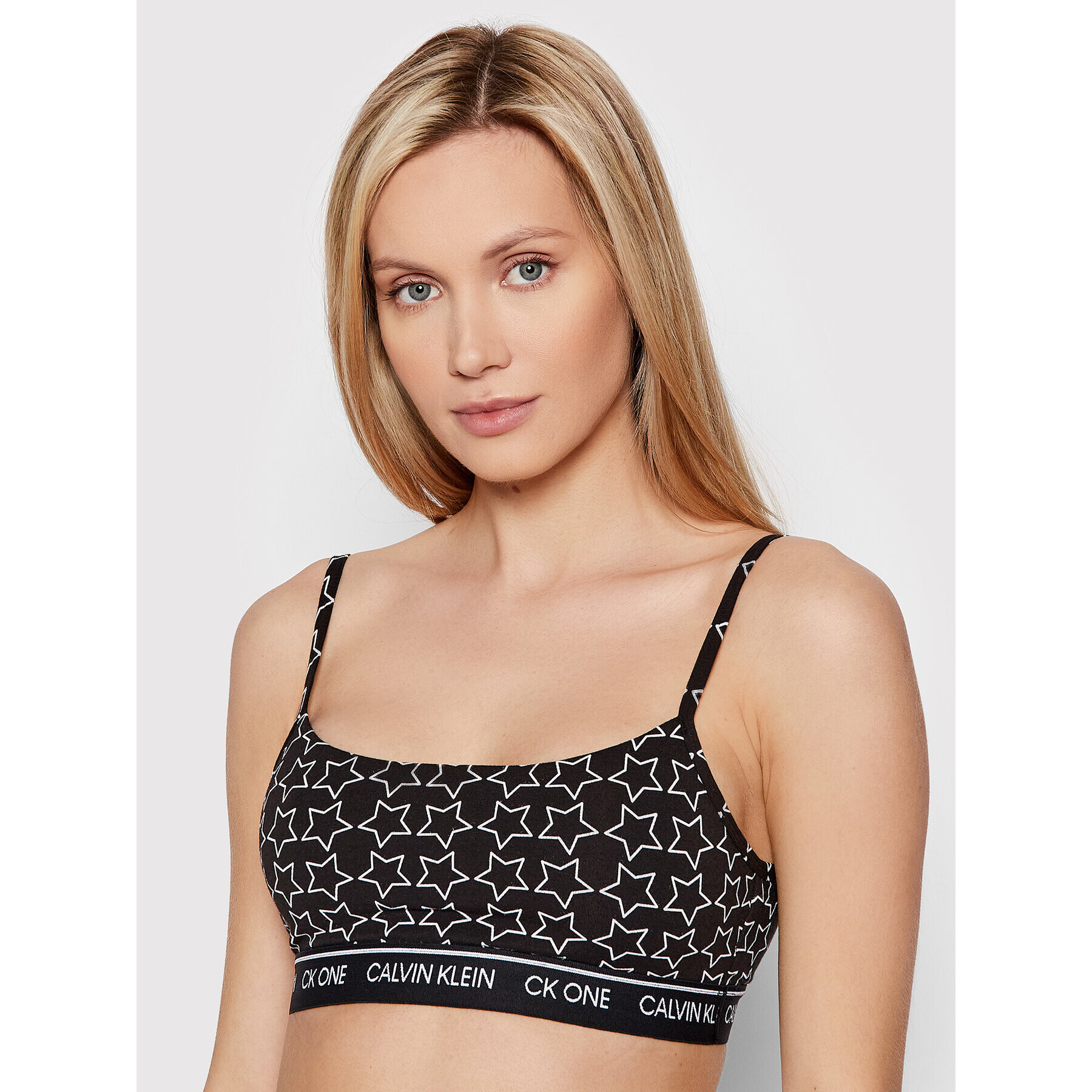 Calvin Klein Underwear Top nedrček 000QF5727E Črna - Pepit.si