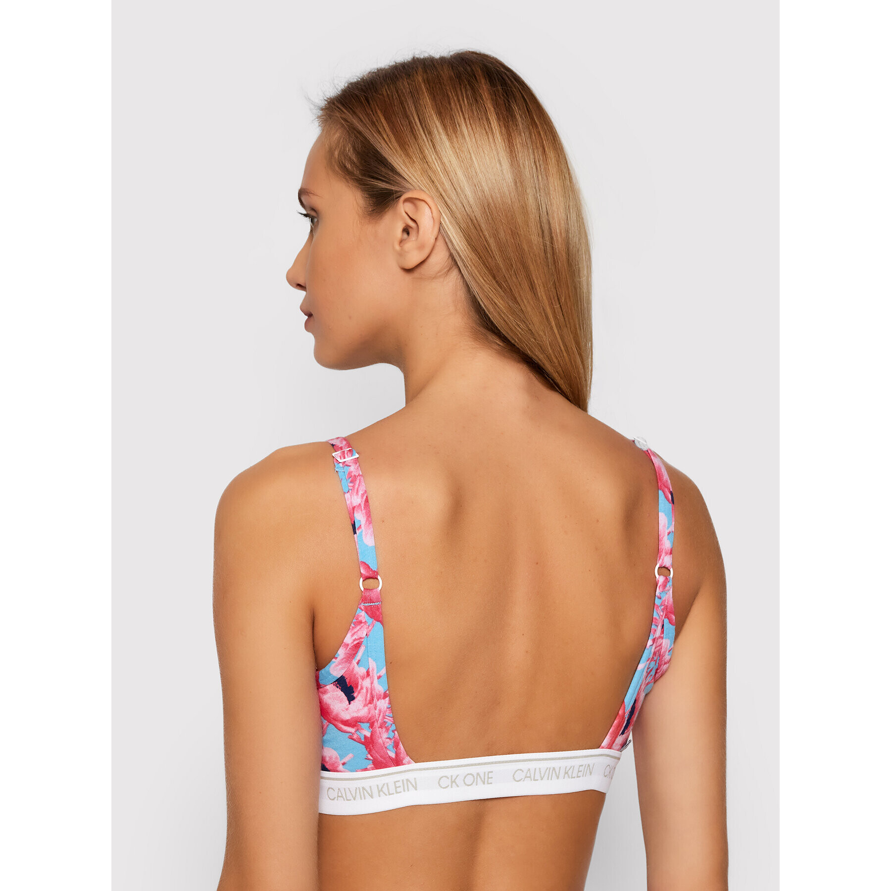 Calvin Klein Underwear Top nedrček 000QF5727E Modra - Pepit.si