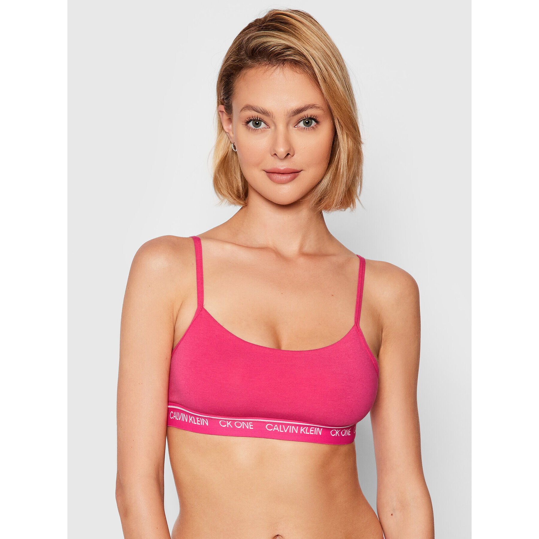 Calvin Klein Underwear Top nedrček 000QF5727E Roza - Pepit.si