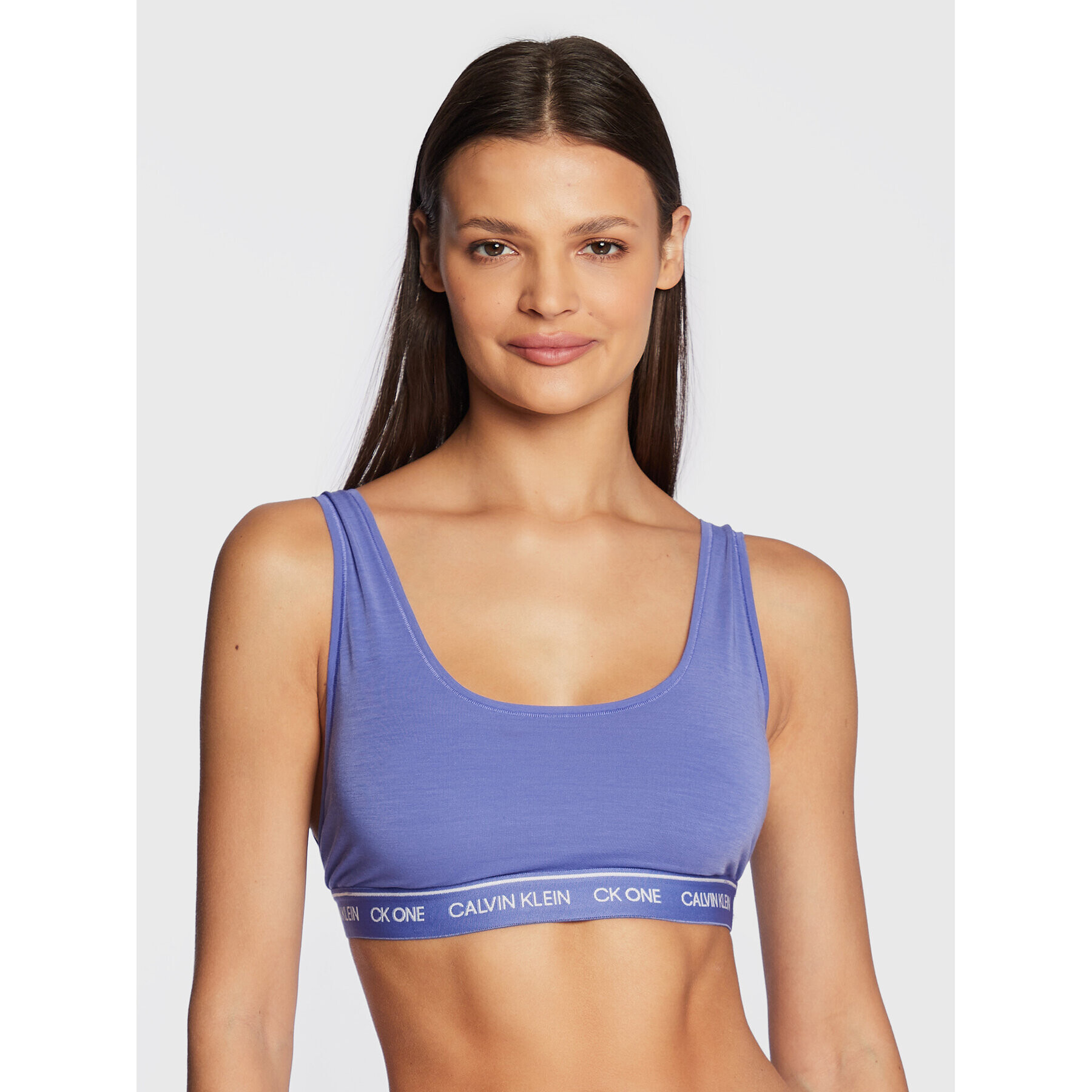 Calvin Klein Underwear Top nedrček 000QF6502E Modra - Pepit.si