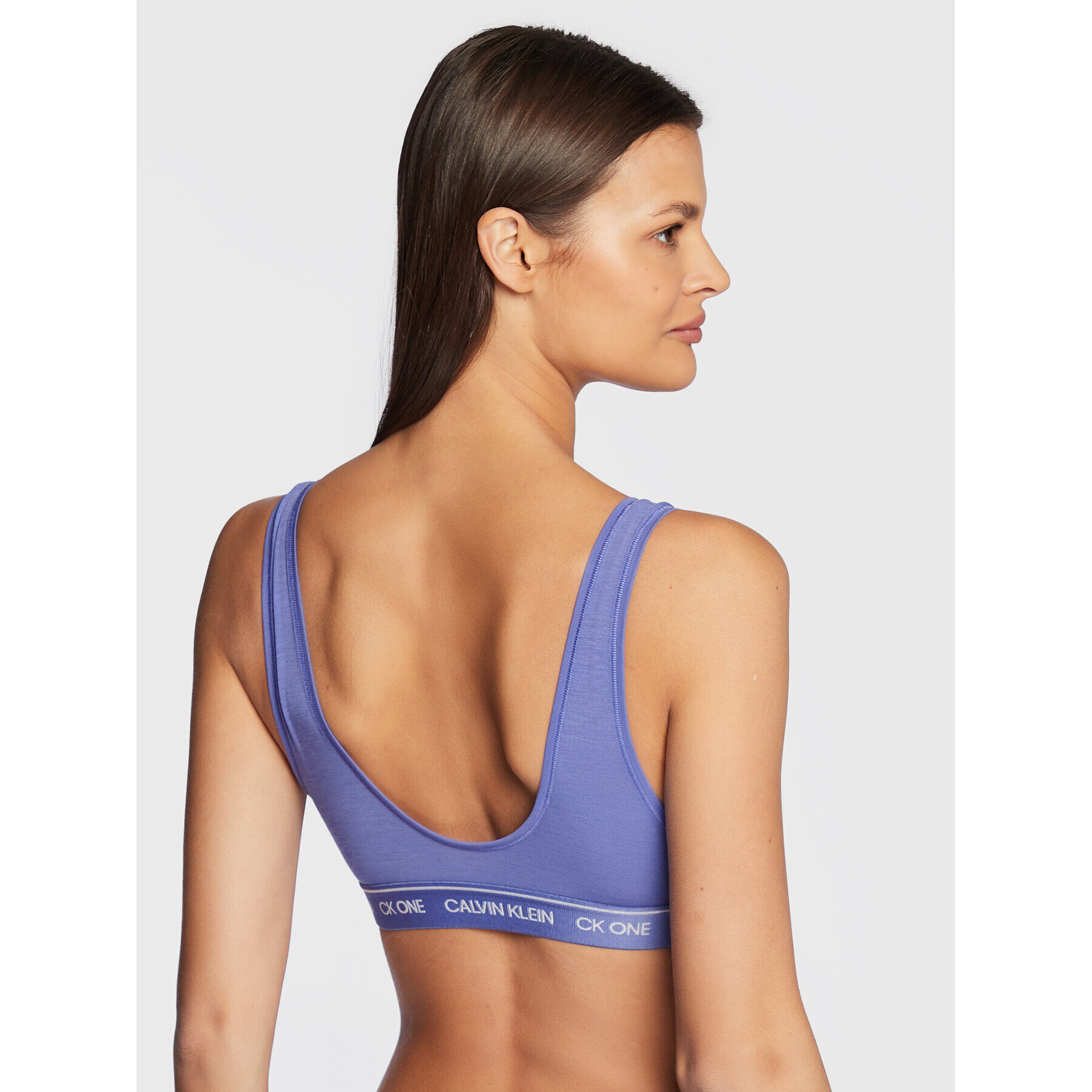 Calvin Klein Underwear Top nedrček 000QF6502E Modra - Pepit.si