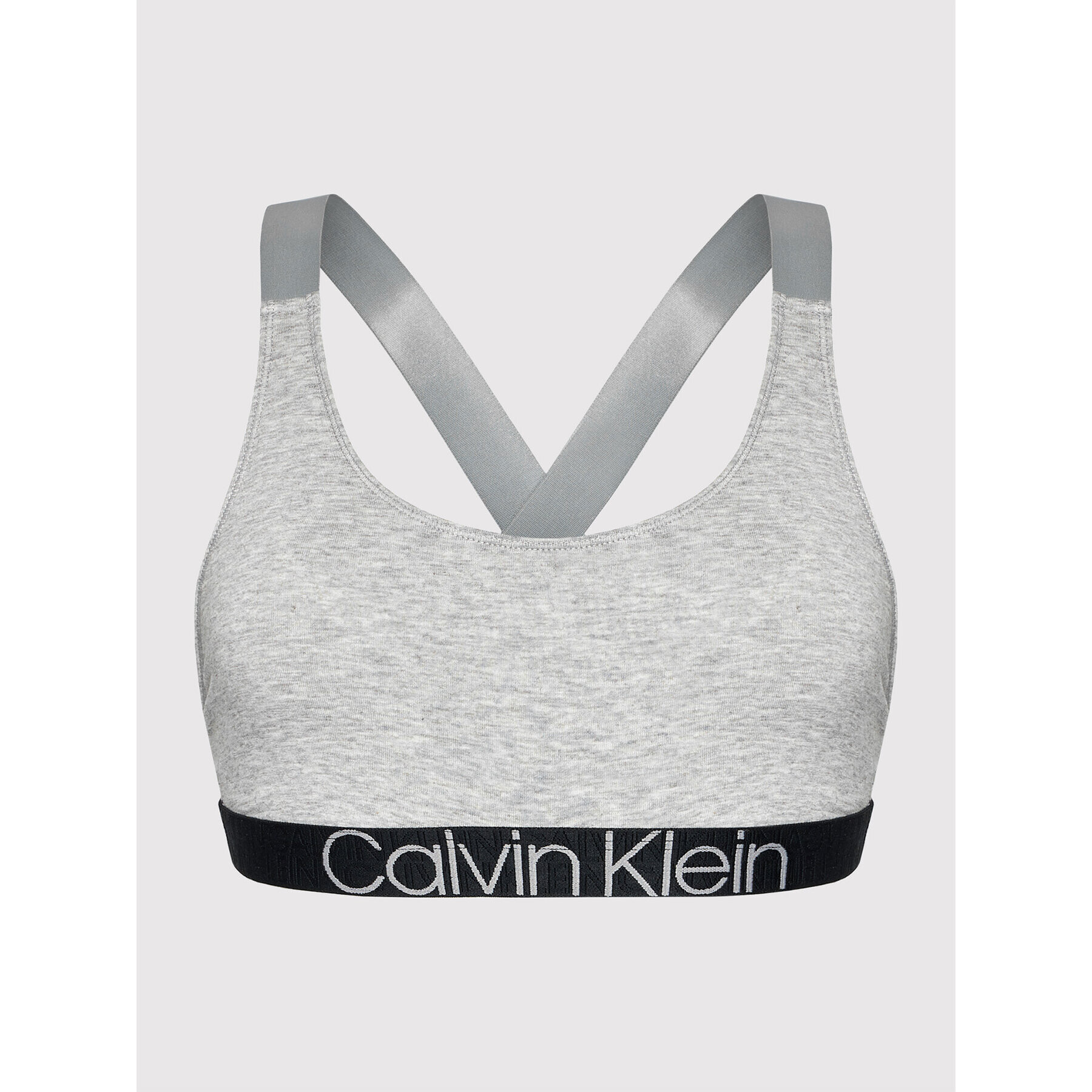 Calvin Klein Underwear Top nedrček 000QF6576E Siva - Pepit.si