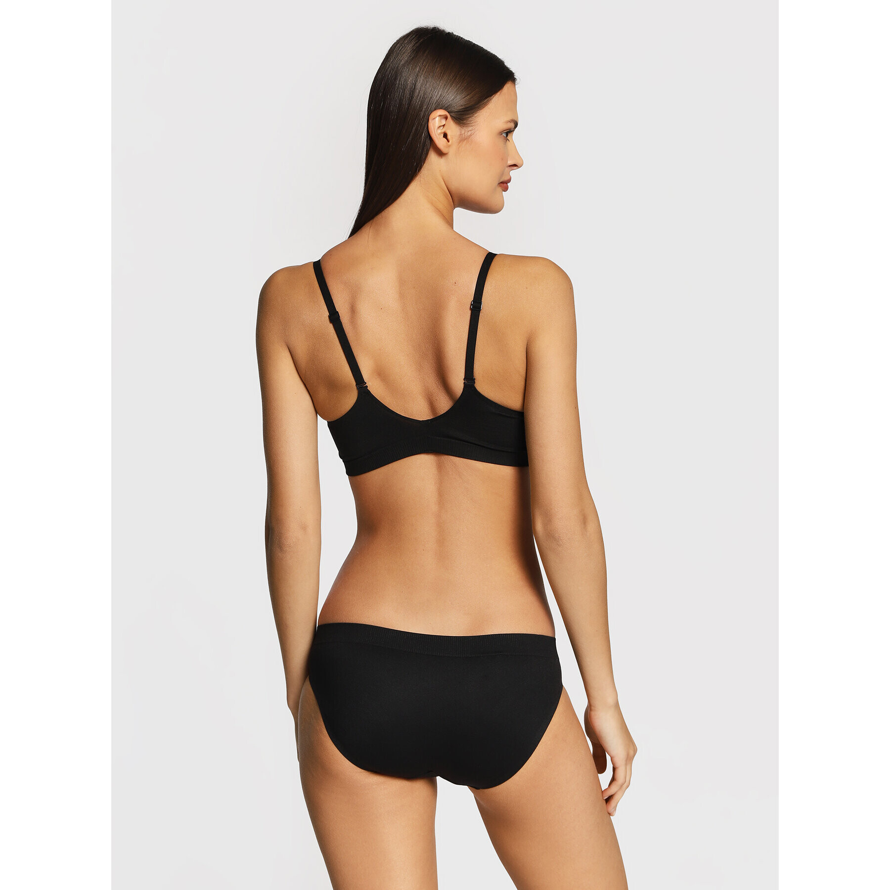 Calvin Klein Underwear Top nedrček 000QF6610E Črna - Pepit.si