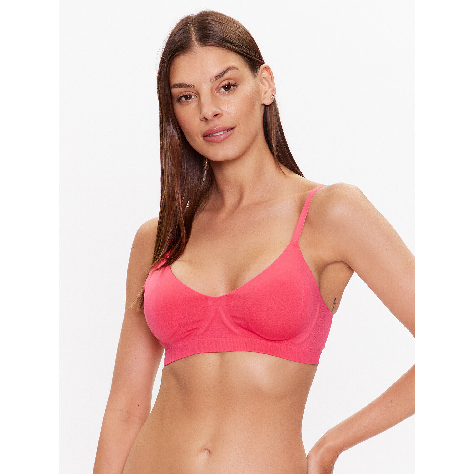 Calvin Klein Underwear Top nedrček 000QF6610E Roza - Pepit.si