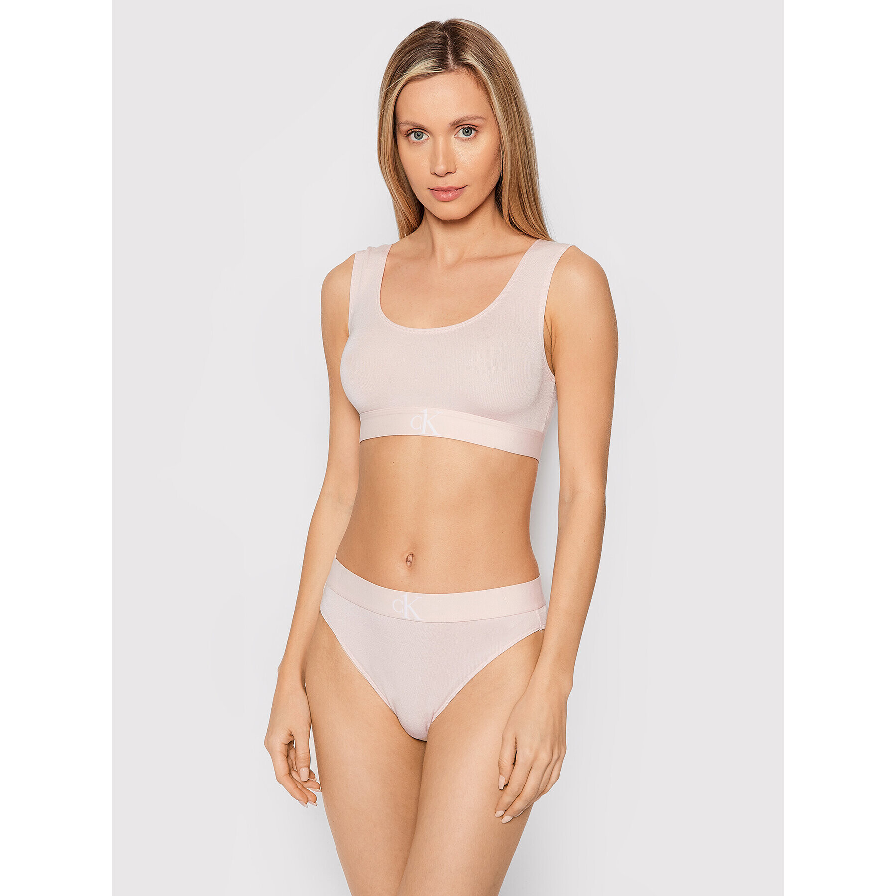 Calvin Klein Underwear Top nedrček 000QF6669E Roza - Pepit.si