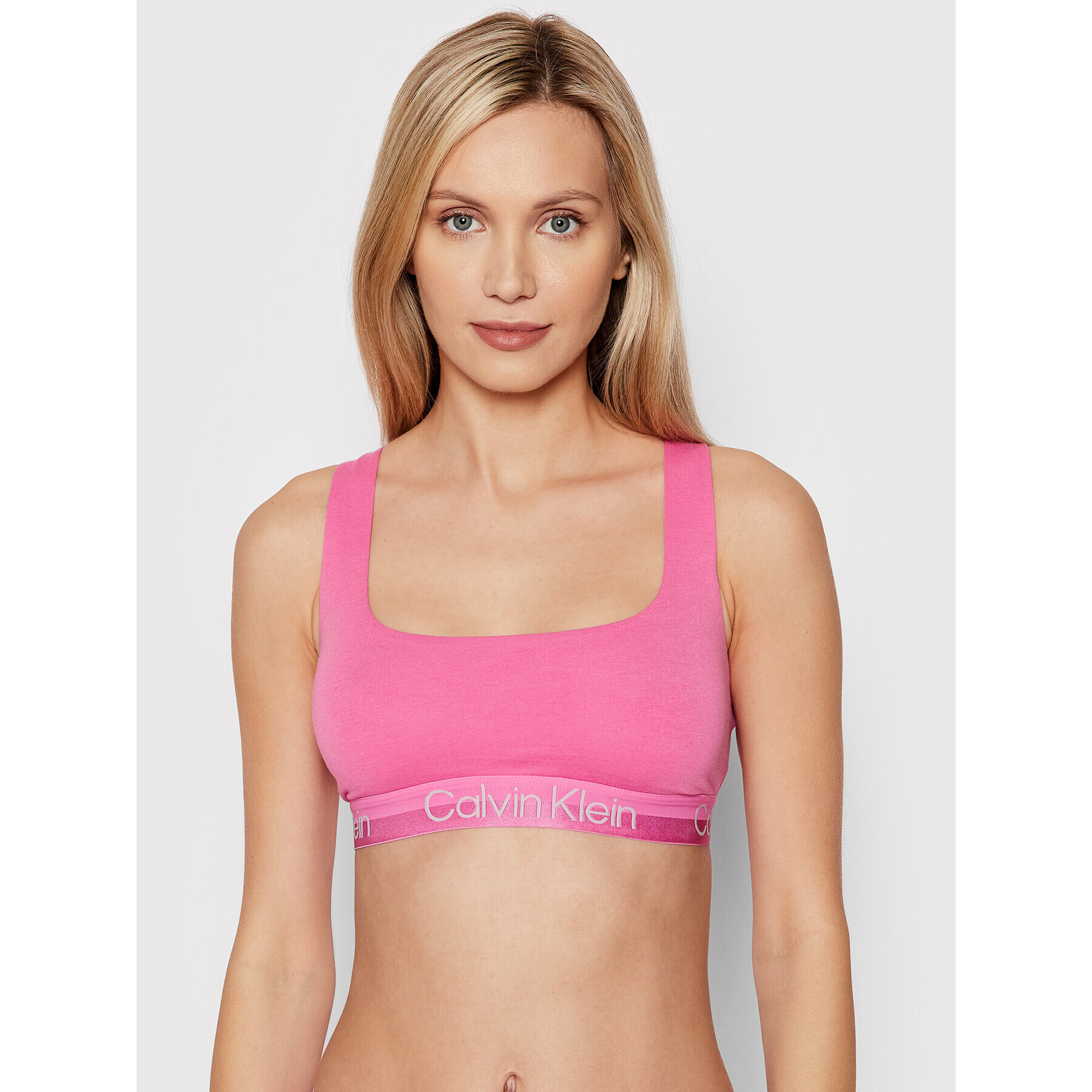 Calvin Klein Underwear Top nedrček 000QF6684E Roza - Pepit.si