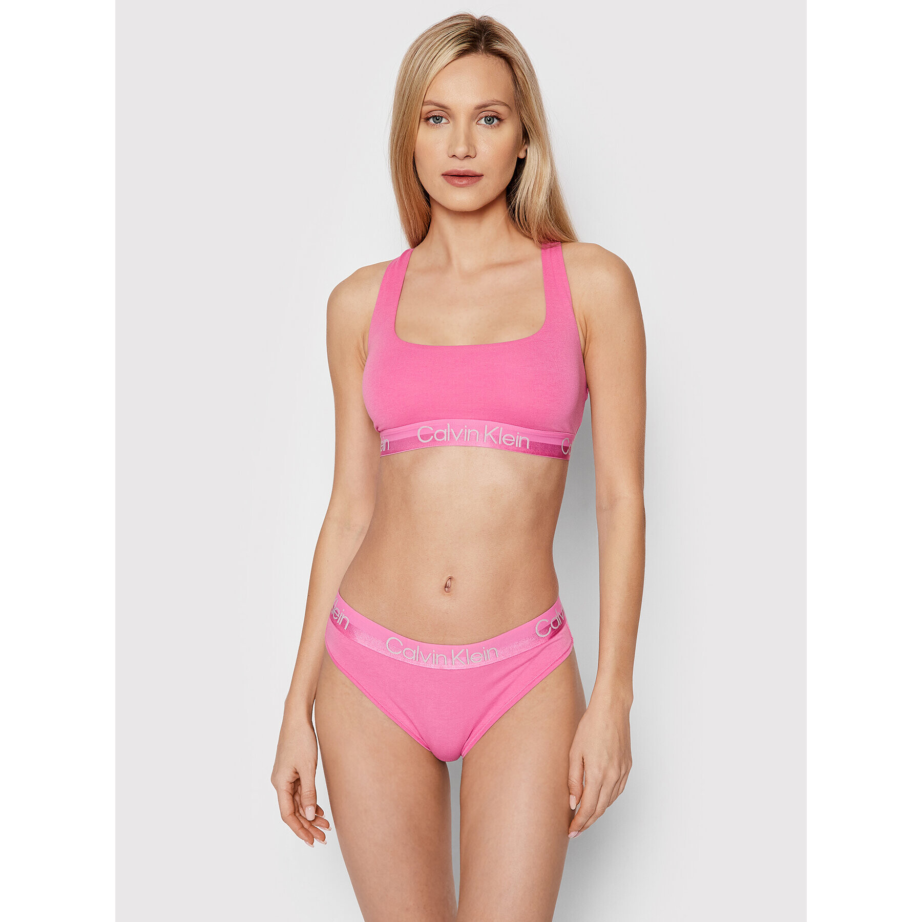 Calvin Klein Underwear Top nedrček 000QF6684E Roza - Pepit.si