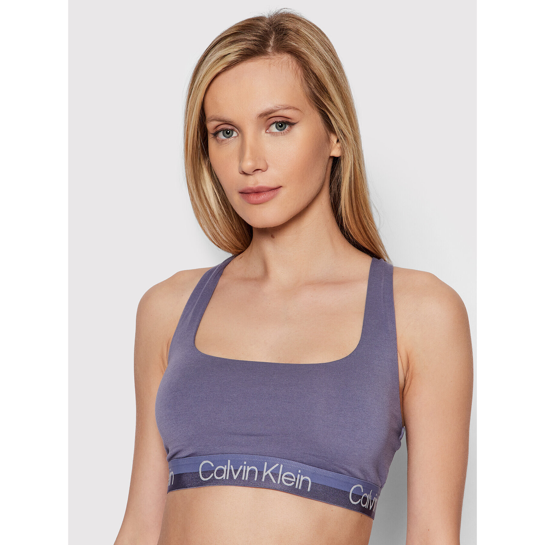 Calvin Klein Underwear Top nedrček 000QF6684E Vijolična - Pepit.si