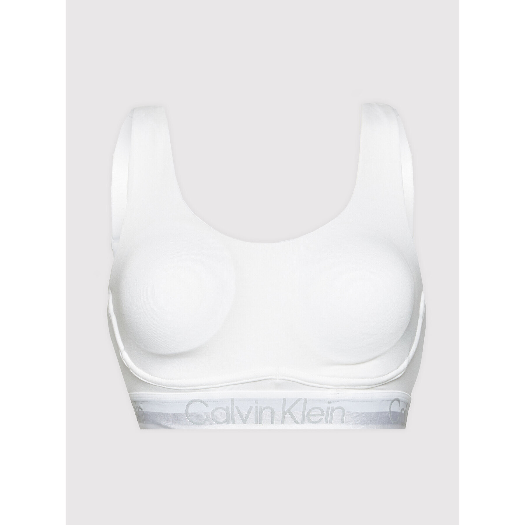 Calvin Klein Underwear Top nedrček 000QF6685E Bela - Pepit.si