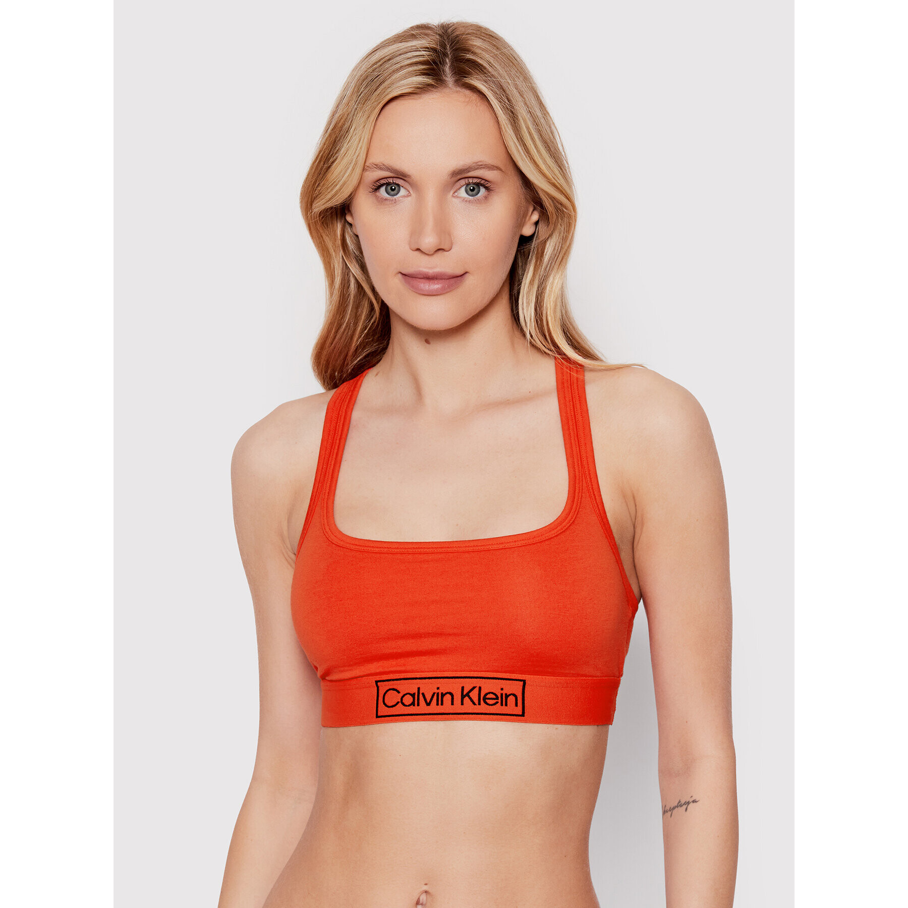 Calvin Klein Underwear Top nedrček 000QF6768E Rdeča - Pepit.si