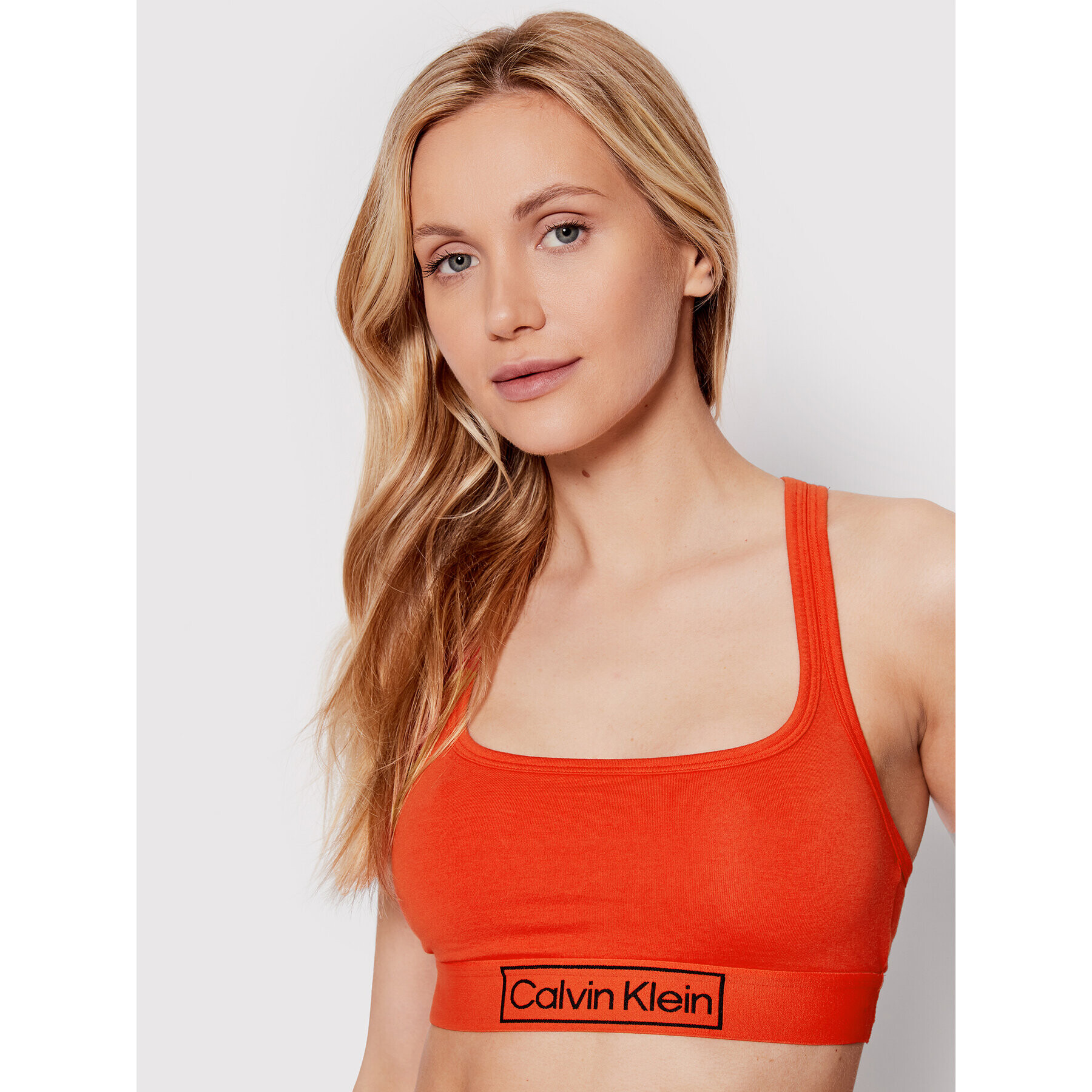 Calvin Klein Underwear Top nedrček 000QF6768E Rdeča - Pepit.si