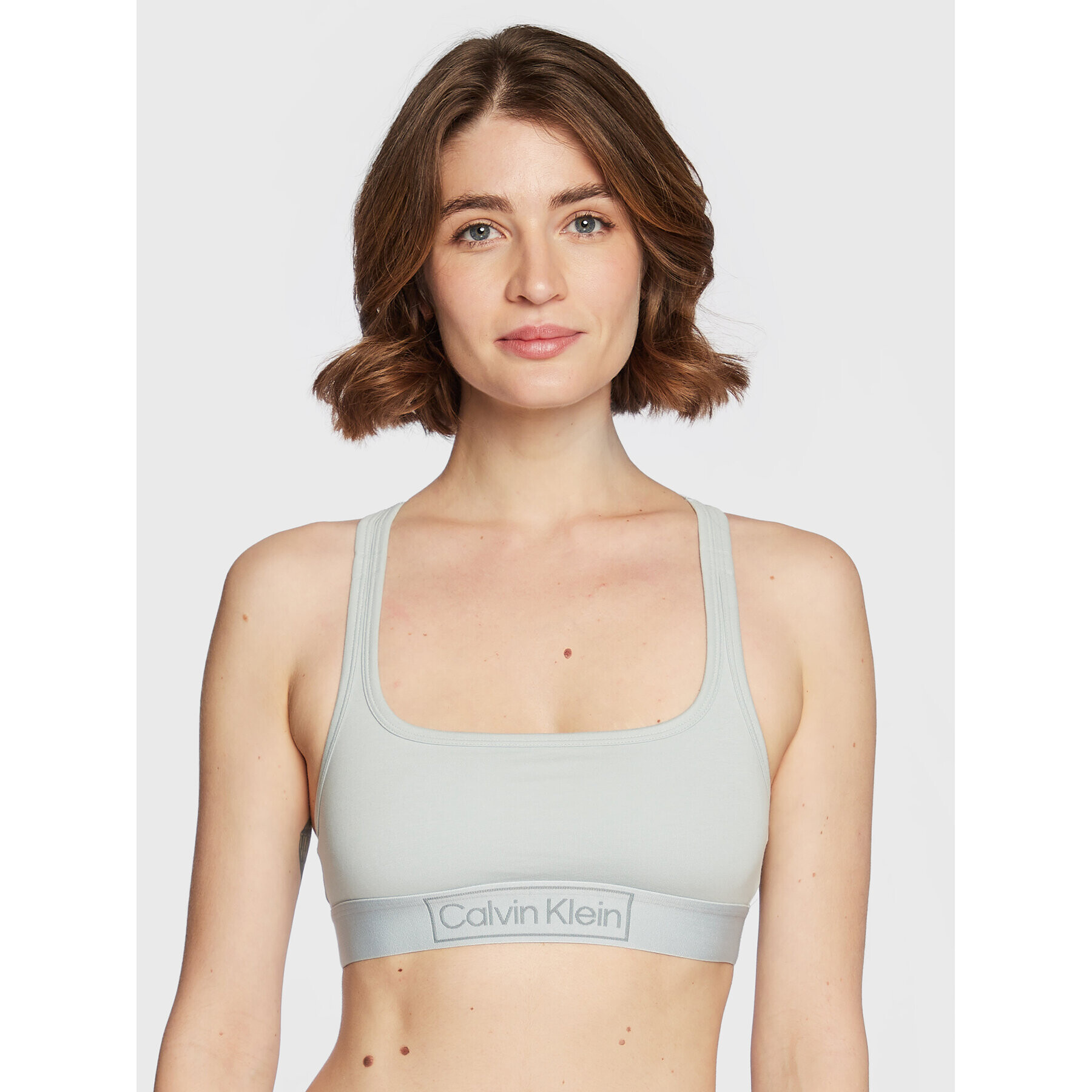 Calvin Klein Underwear Top nedrček 000QF6768E Zelena - Pepit.si