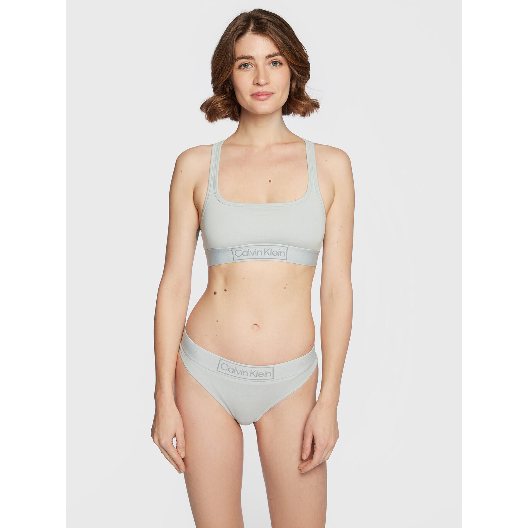 Calvin Klein Underwear Top nedrček 000QF6768E Zelena - Pepit.si