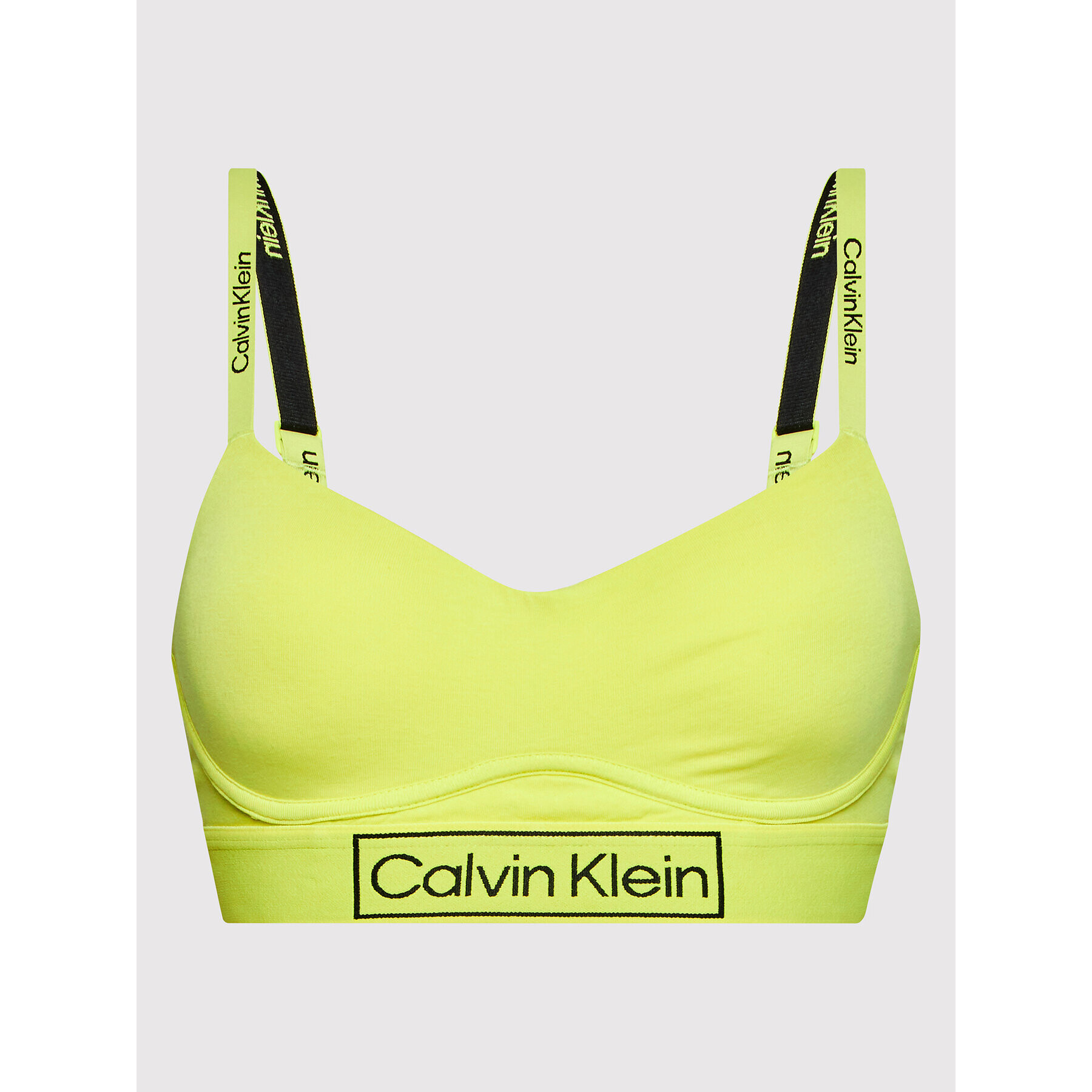 Calvin Klein Underwear Top nedrček 000QF6770E Zelena - Pepit.si