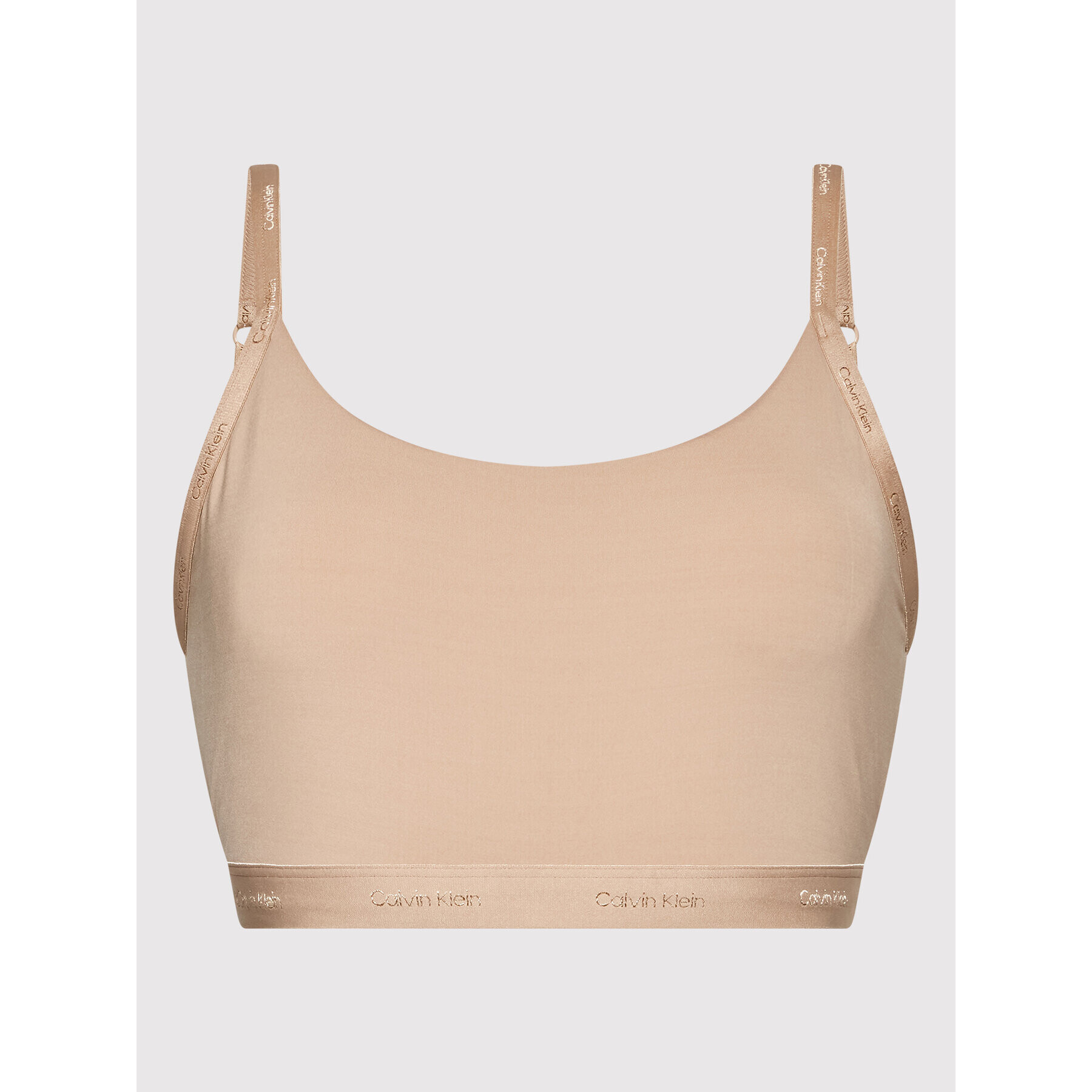 Calvin Klein Underwear Top nedrček 000QF6821E Bež - Pepit.si