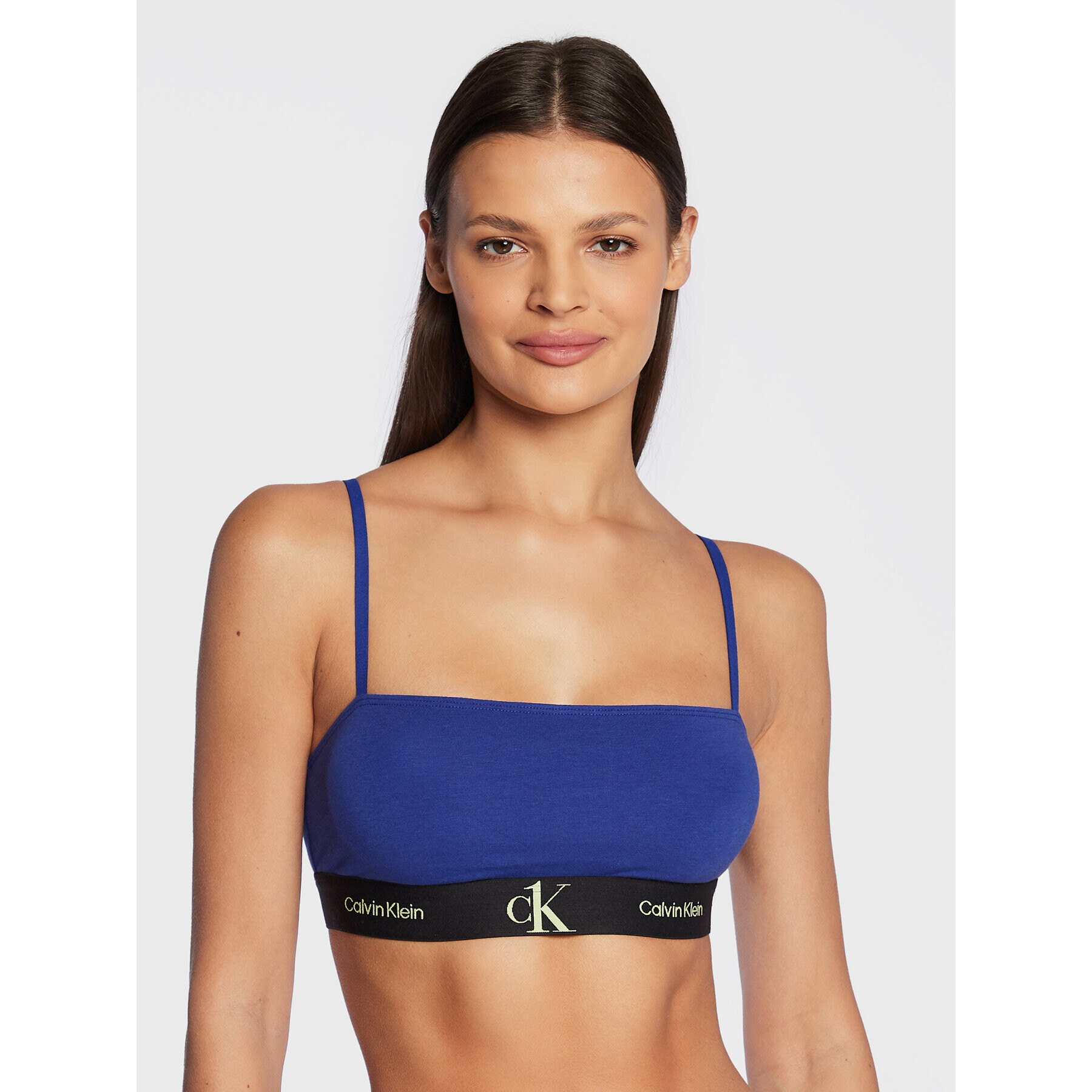 Calvin Klein Underwear Top nedrček 000QF6963E Mornarsko modra - Pepit.si